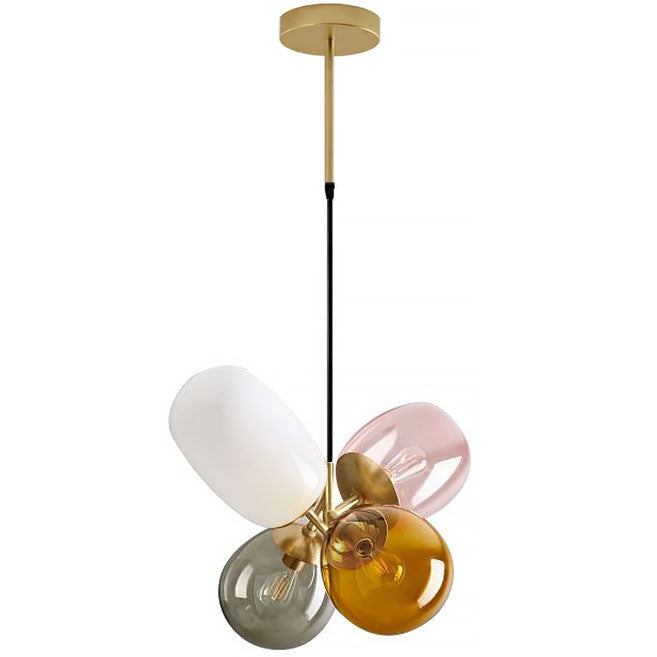 Lampa Sufitowa Wisząca Szklana APP436-4C Multicolor  11