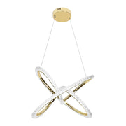 Lampa Wisząca Led G035-cp Złota  1