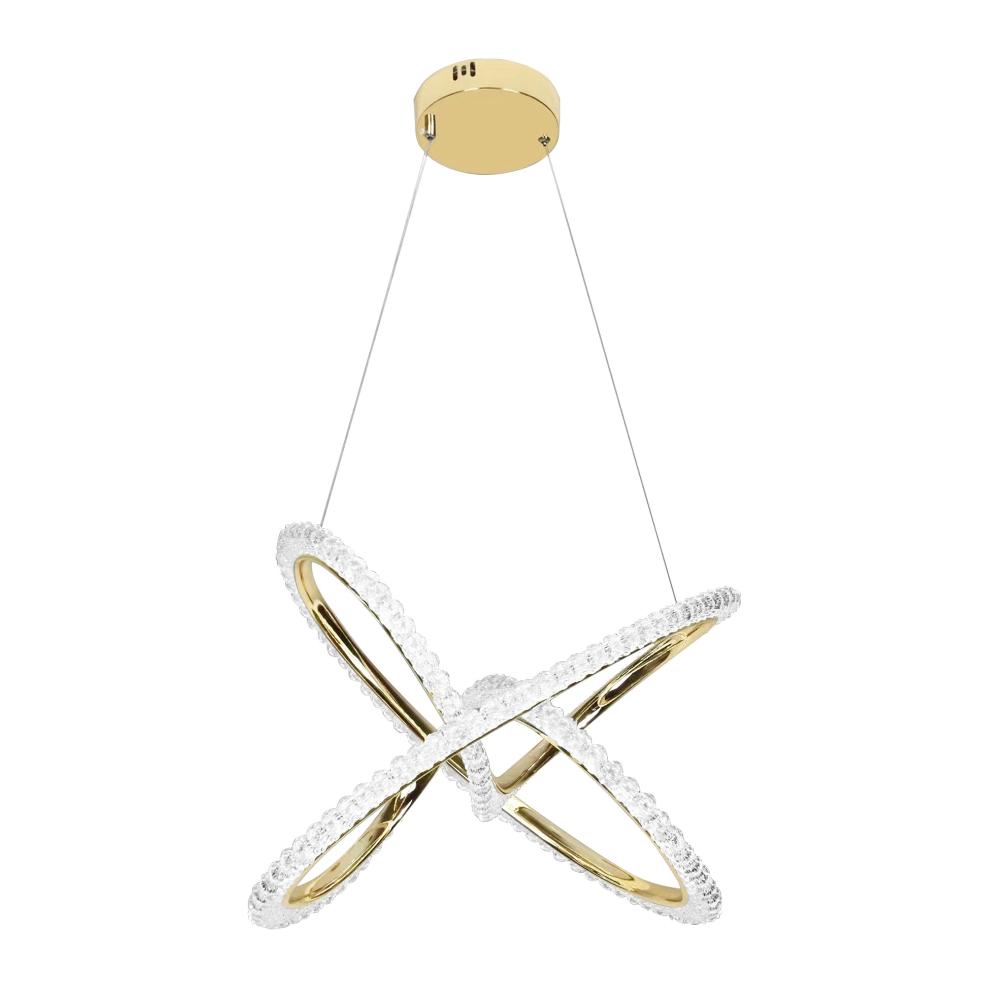 Lampa Wisząca Led G035-cp Złota  1