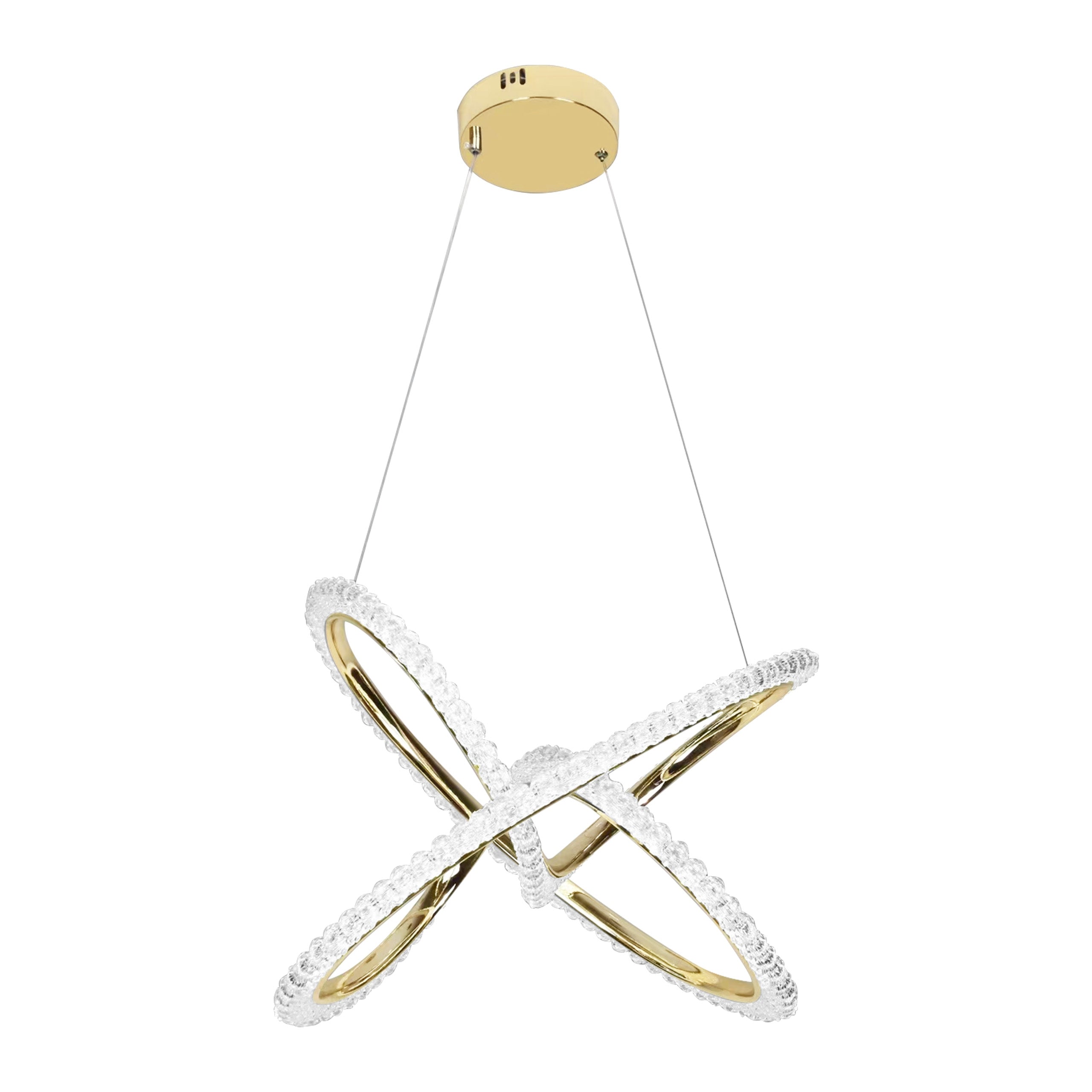 Lampa Wisząca Led G035-cp Złota  1