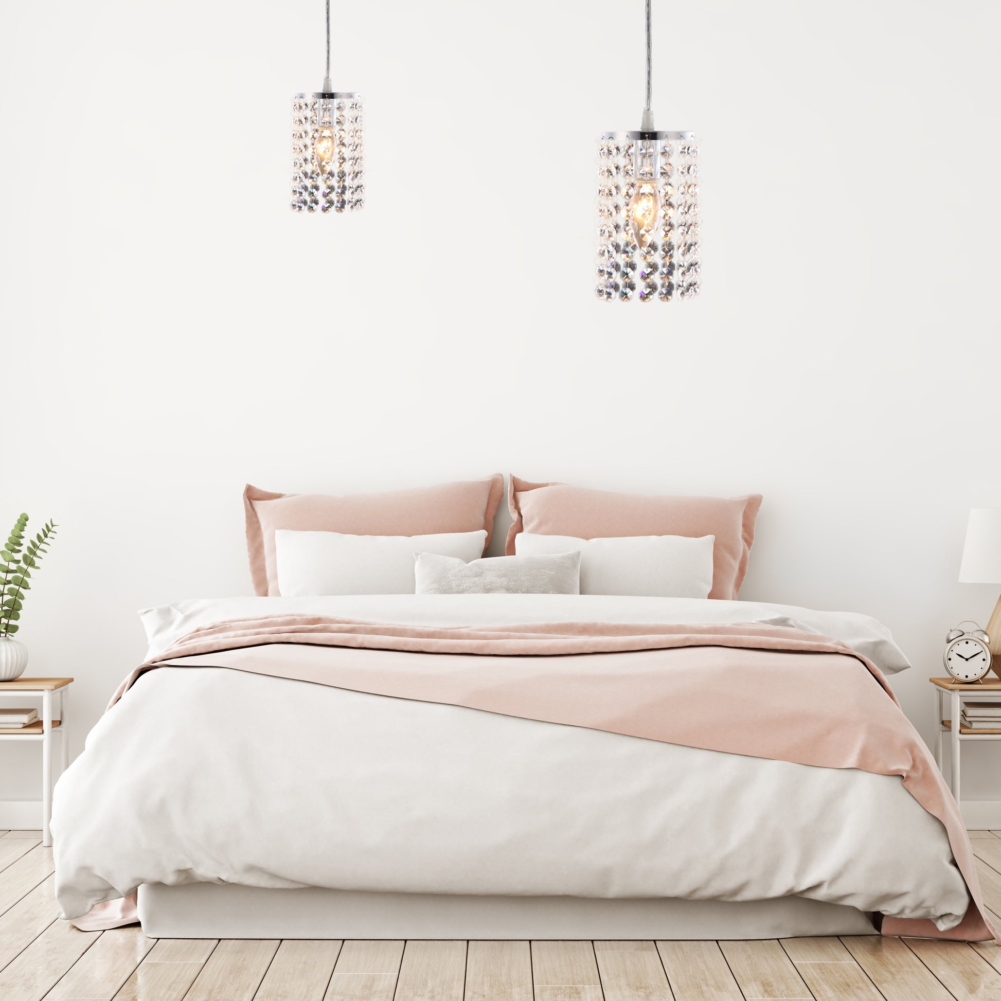 Lampa Sufitowa Kryształ APP730-1CP Srebrna  5