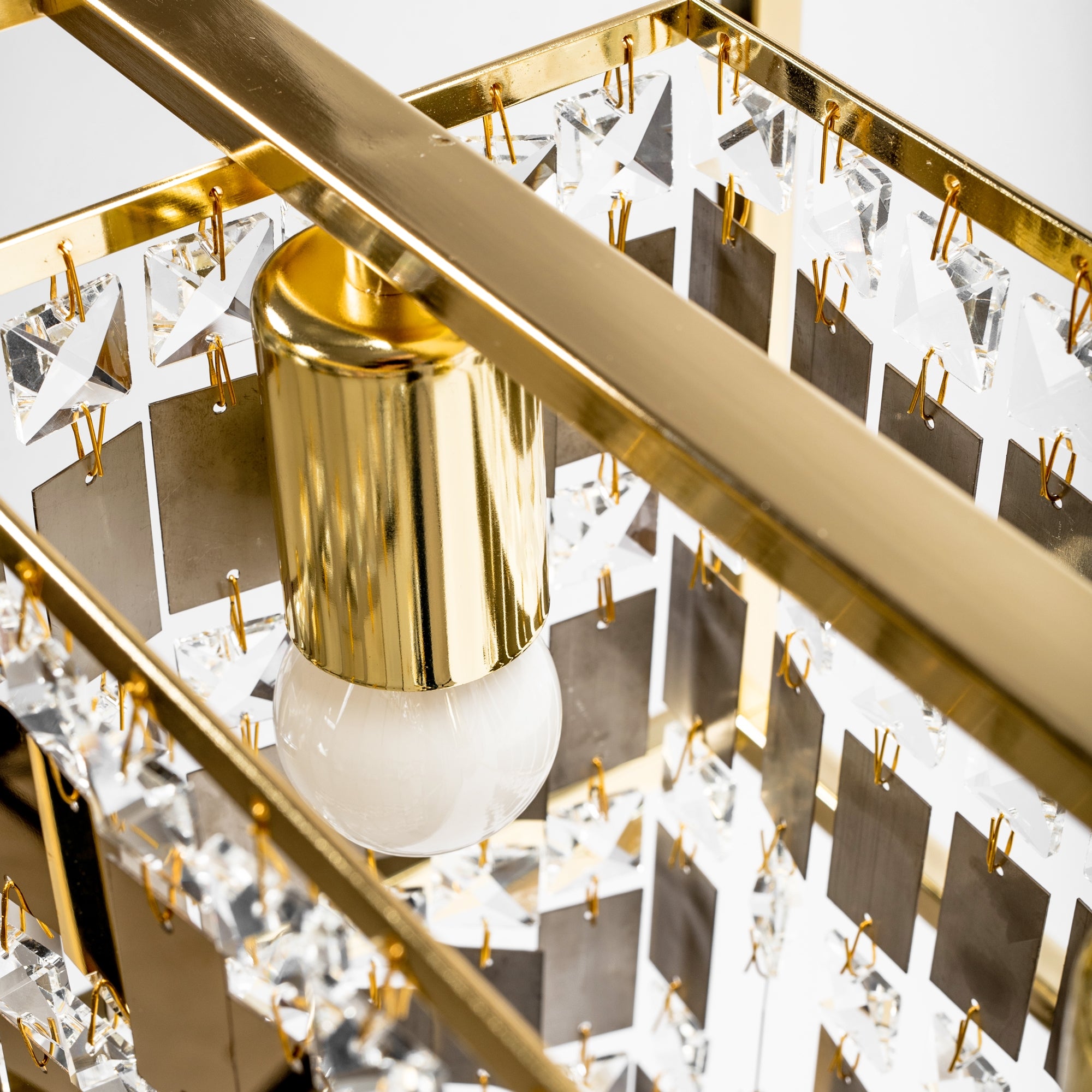 Lampa Kryształowa Wisząca APP1113-4CP Złota  4