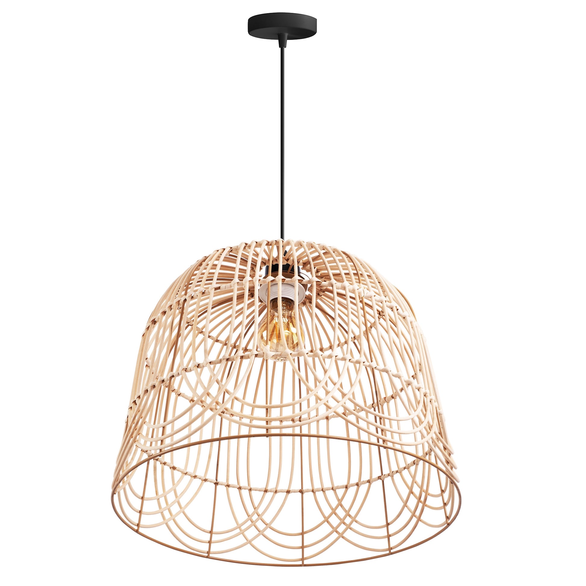 Lampa Sufitowa Wisząca Natural Boho APP1352-1CP 40 Cm  4