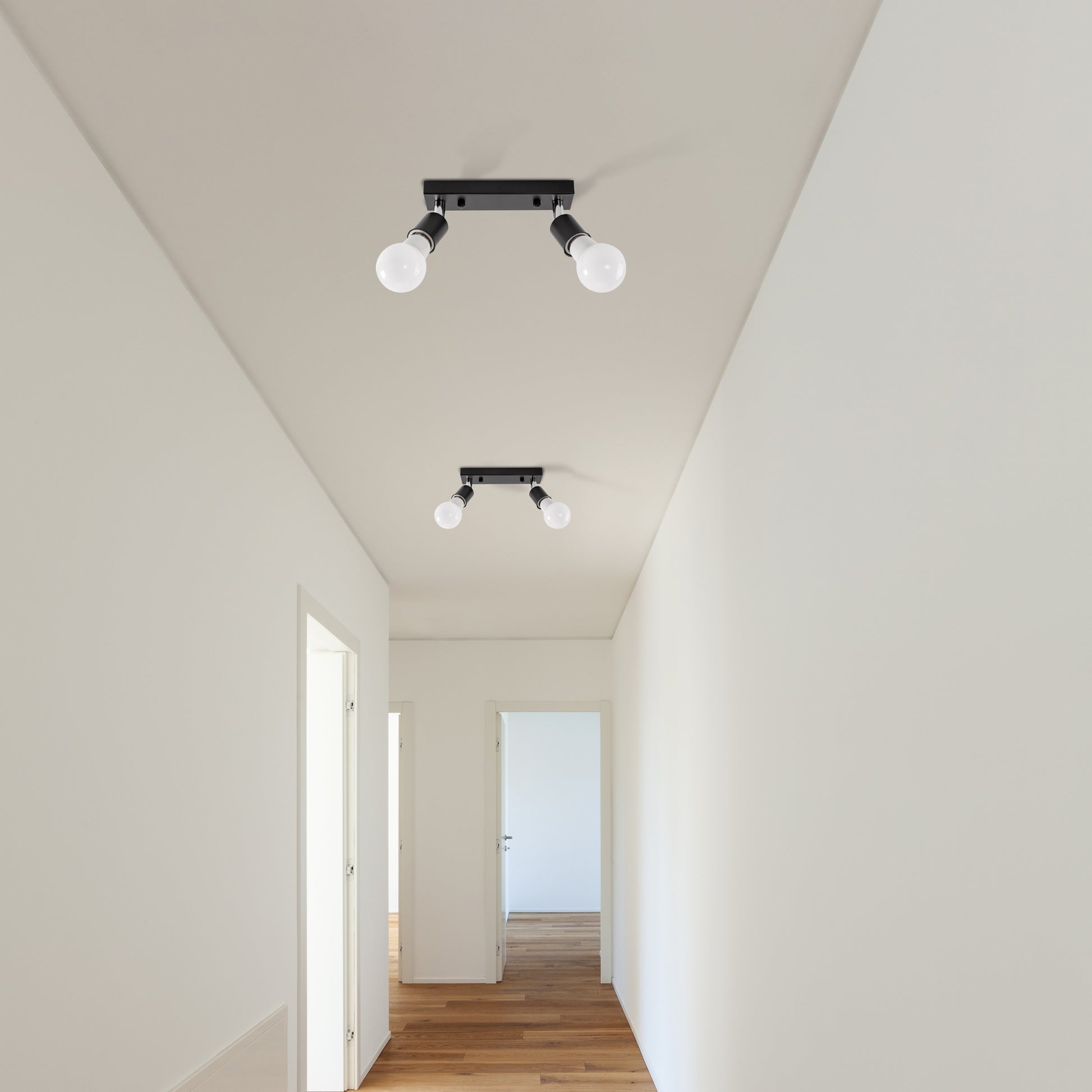 Lampa Sufitowa Reflektor Plafon APP696-2C Czarna  5