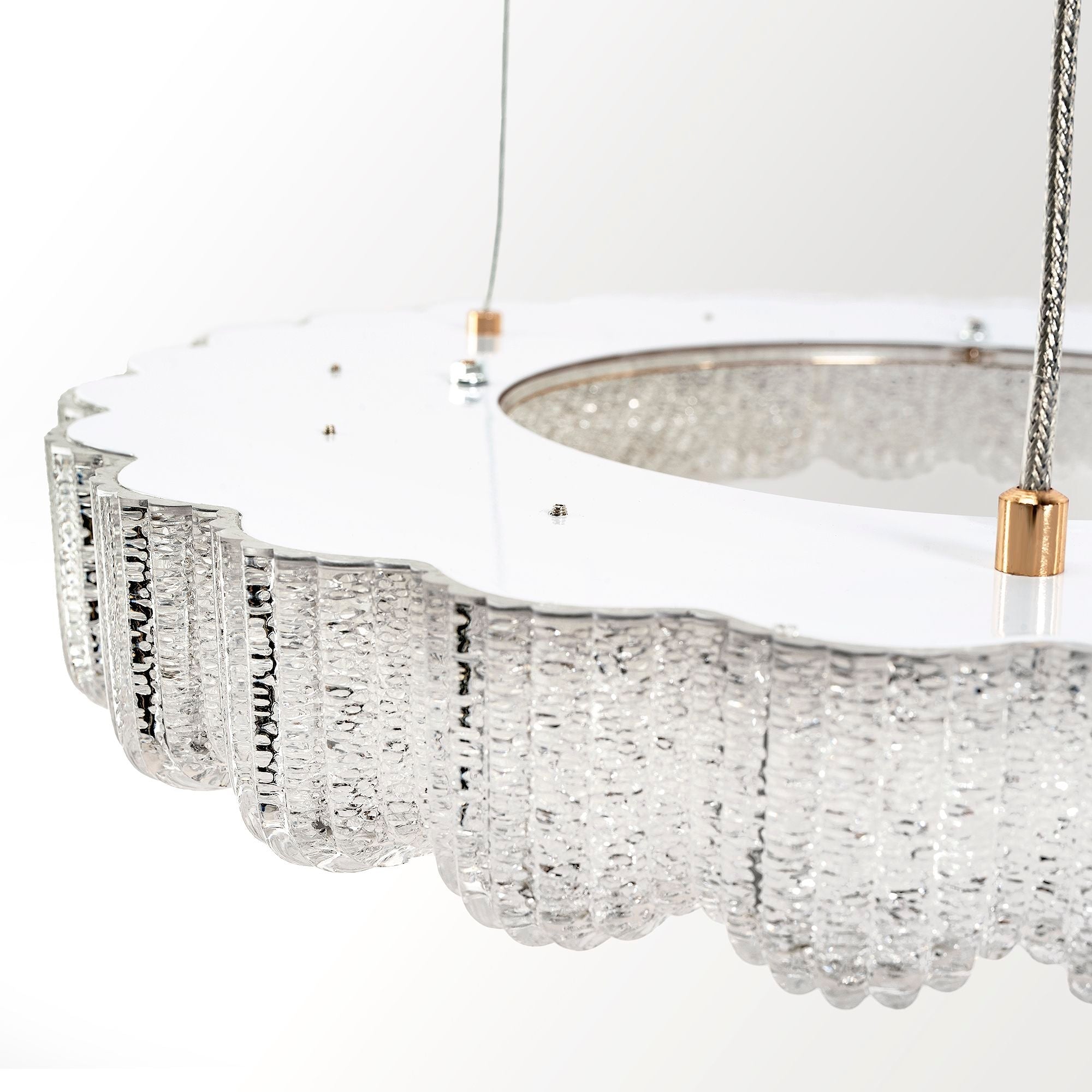 Lampa Wisząca Led Ms019-cp Różowe Złoto 60cm  5