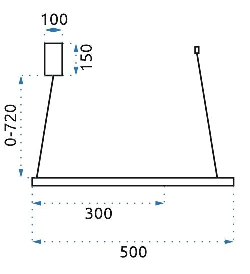 Lampa Ring Led + Pilot APP692-30-50 Czarna  8