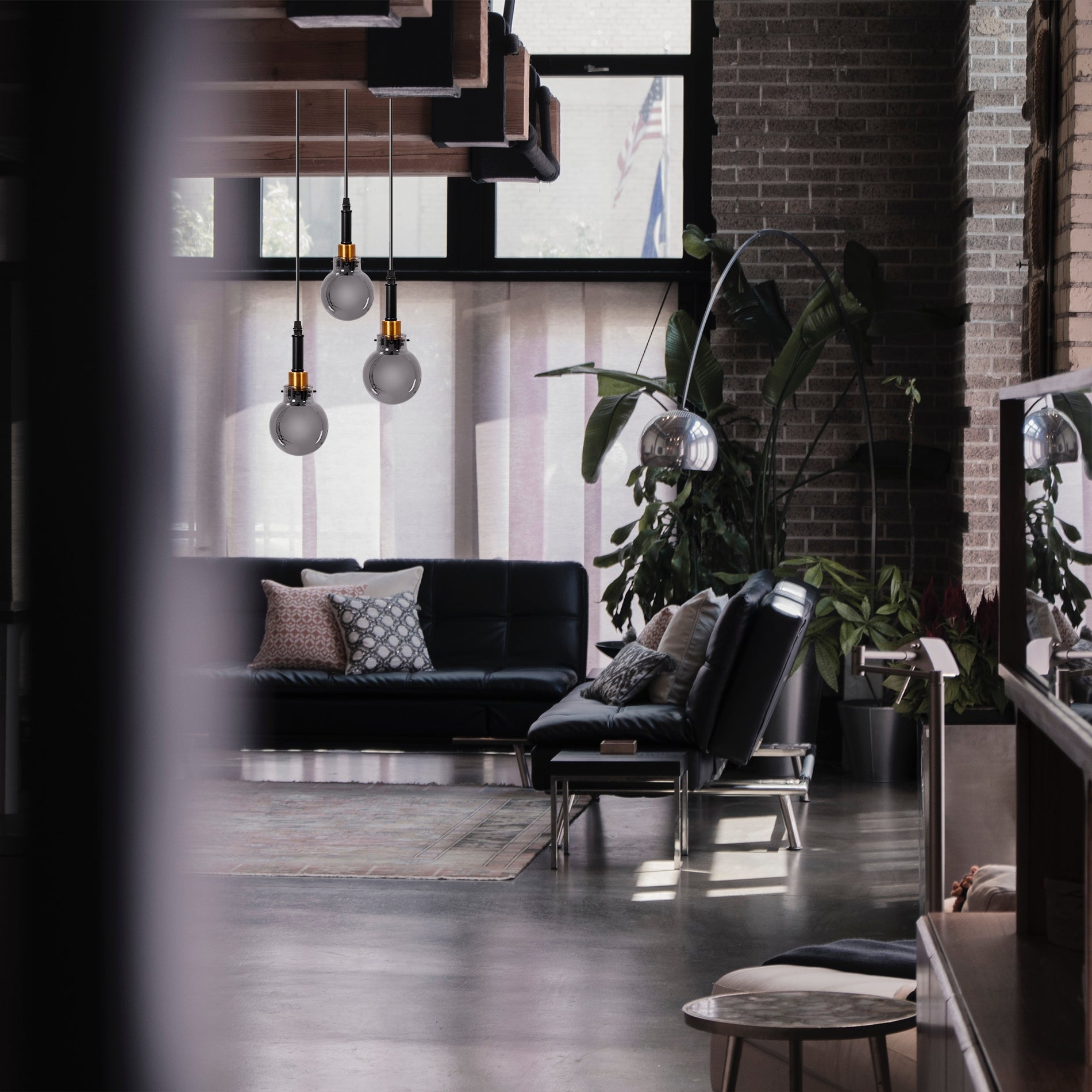 Lampa Wisząca APP1124-1CP Black Gold  4