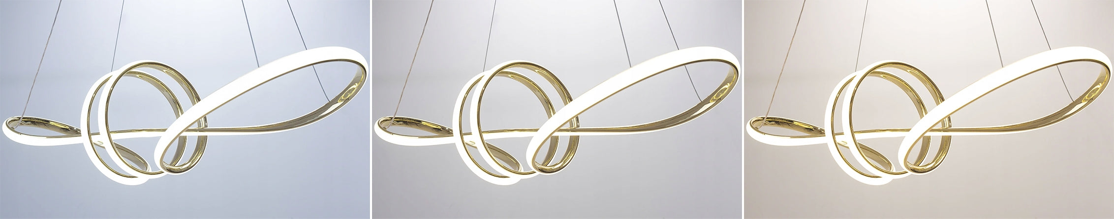 Lampa Sufitowa Nowoczesna Led + Pilot App824-cp Złota  8