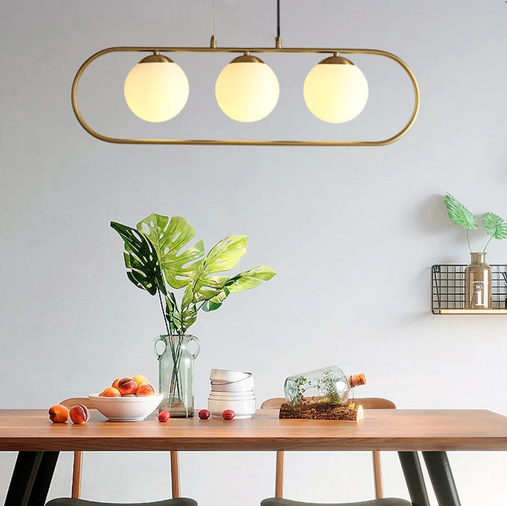 Lampa Sufitowa Wisząca Glamour APP915-3CP Złota  2