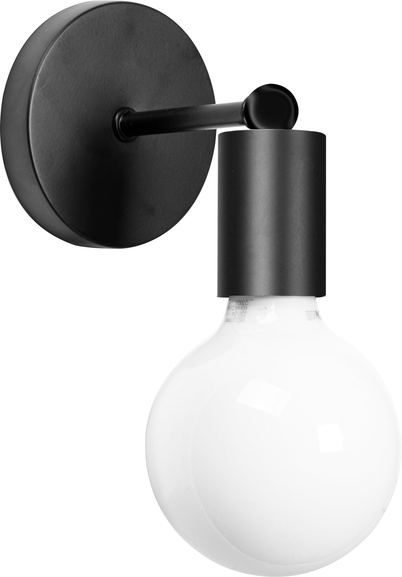 Lampa Kinkiet Ścienny Metalowy 392205 Czarny Mat  2