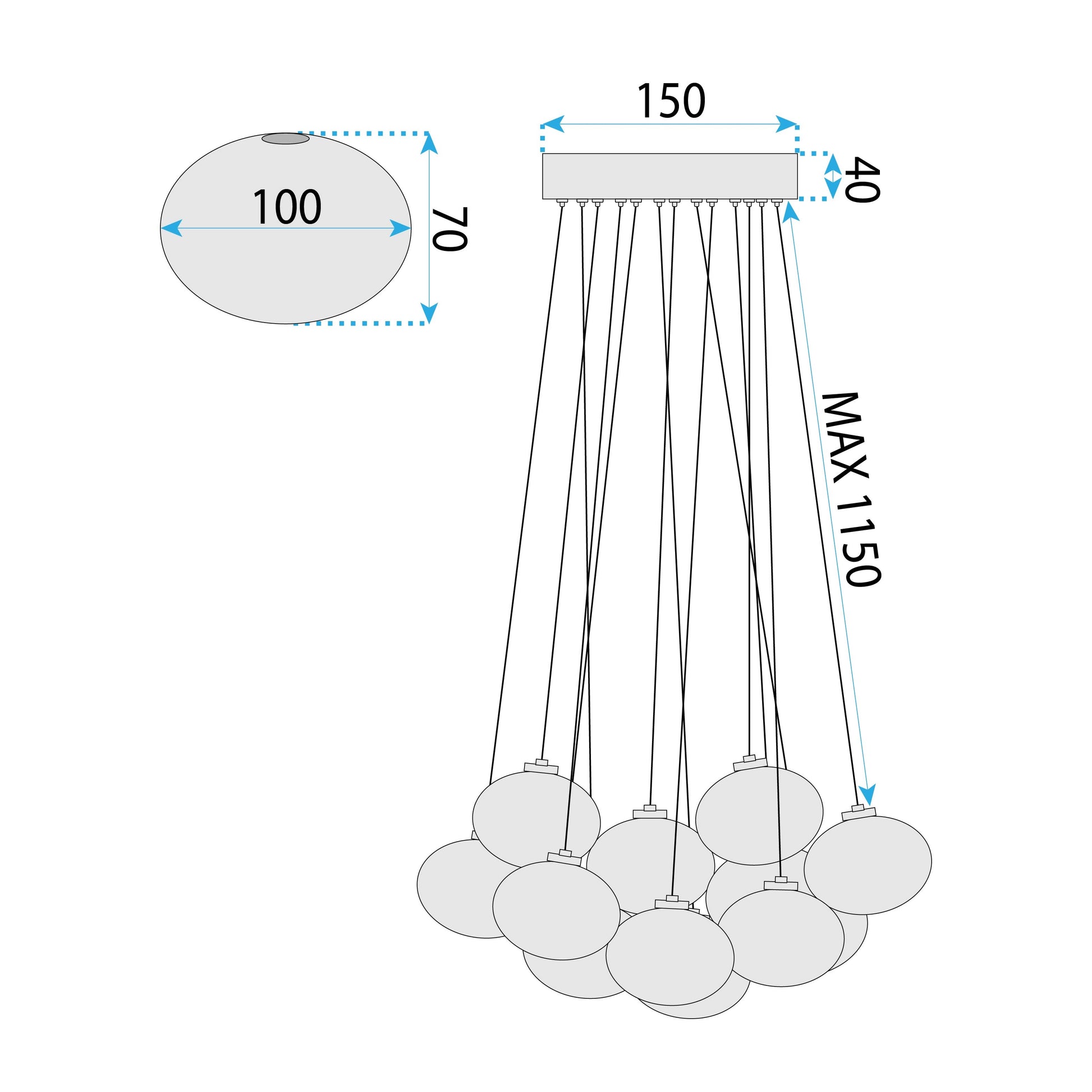 Lampa Sufitowa Ms025-13cp Chrom  8