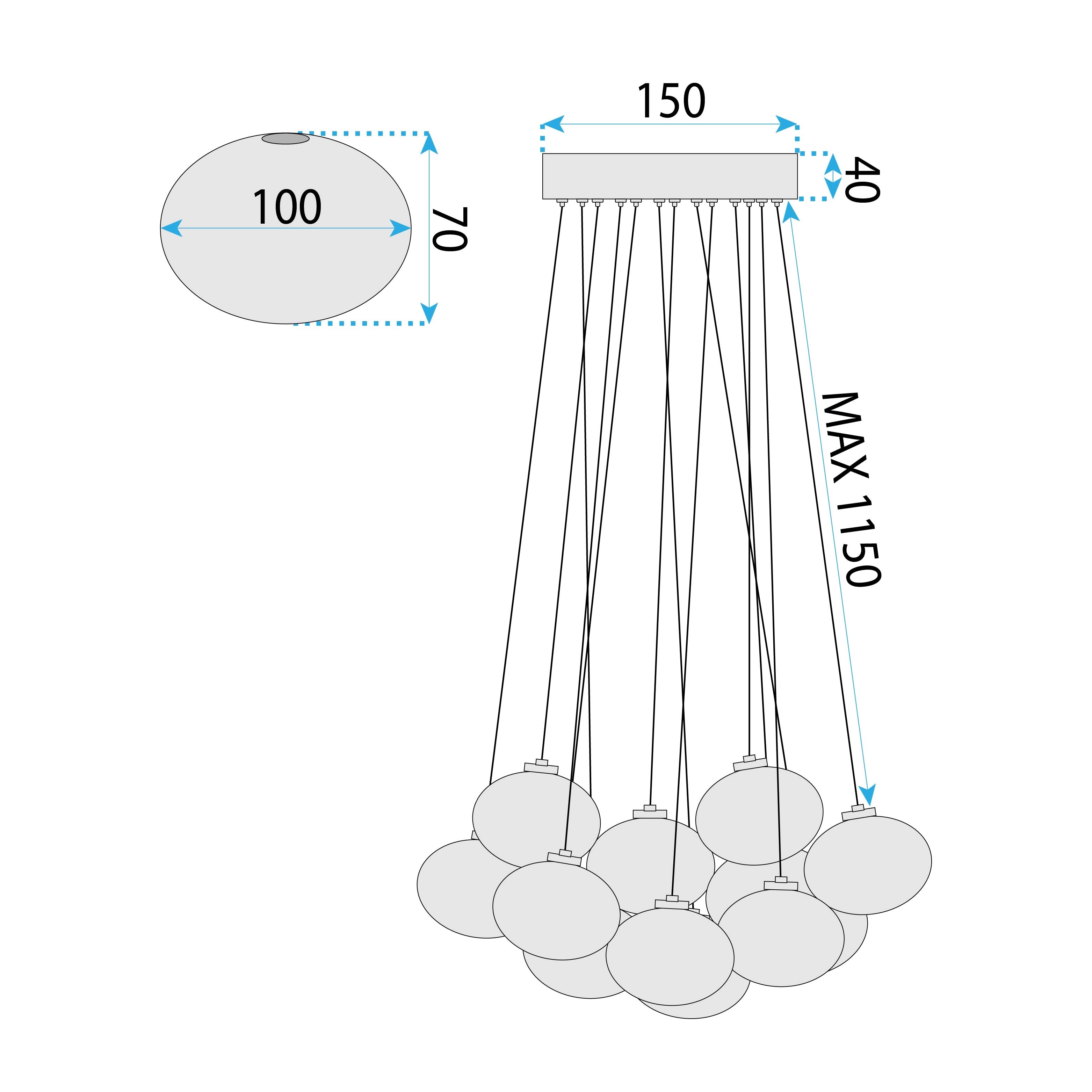 Lampa Sufitowa Ms025-13cp Chrom  8