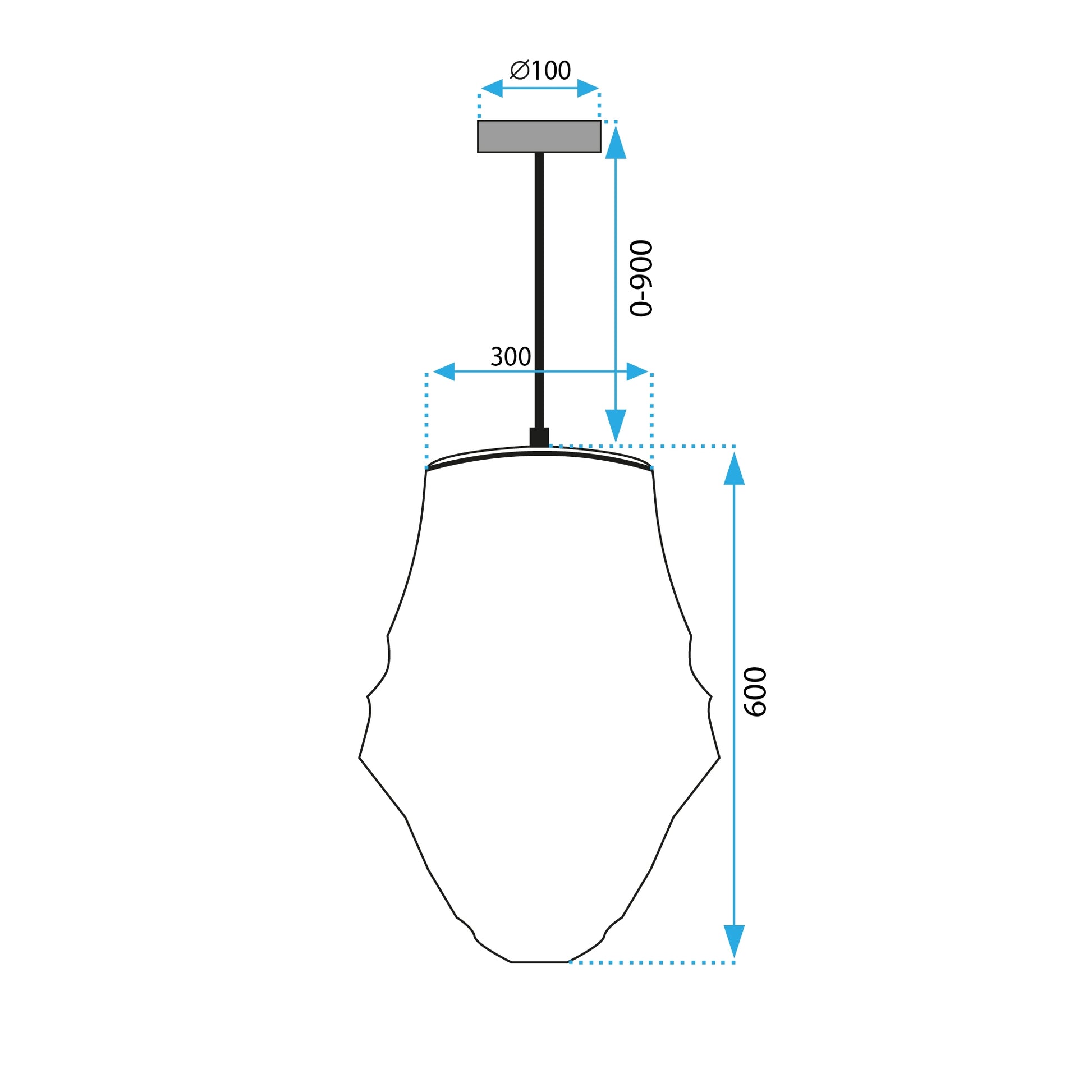 Lampa Wisząca Boho APP1322-1CP  9