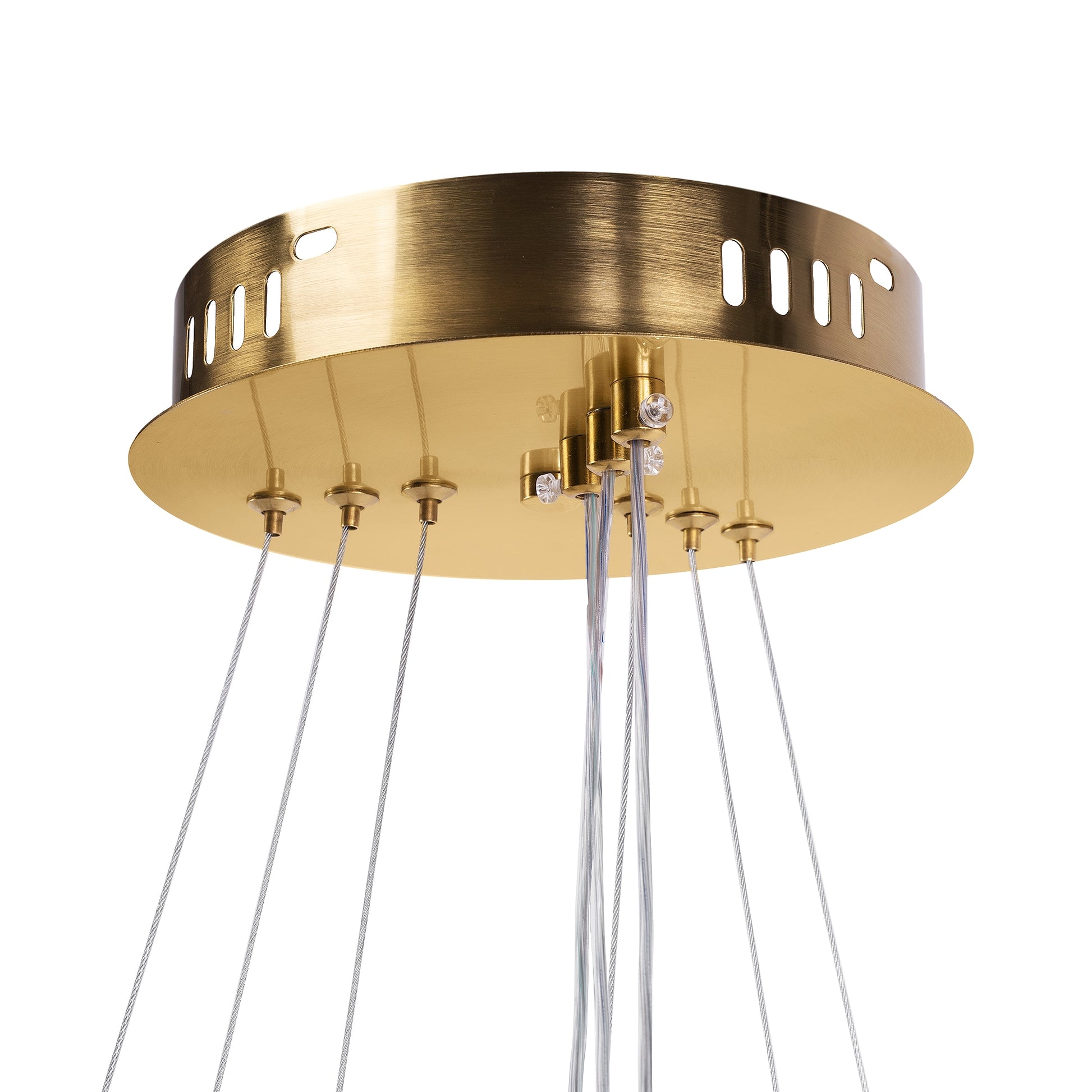 Lampa Sufitowa Wisząca Led G041-3cp Szczotkowane Złoto  6