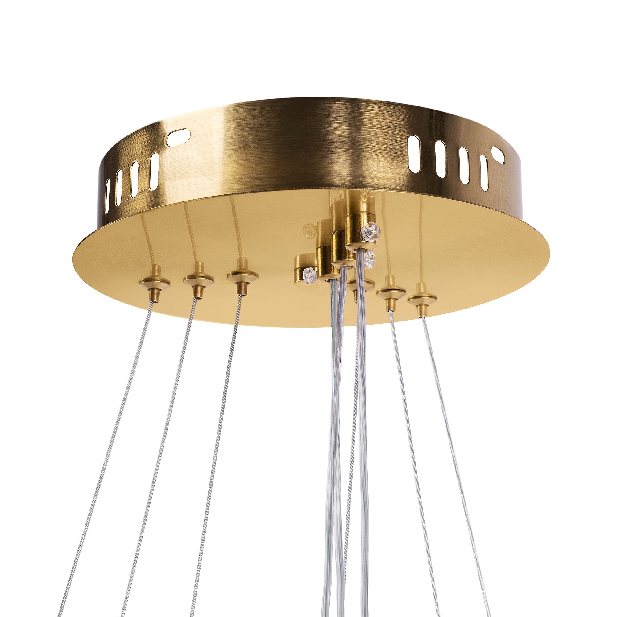 Lampa Sufitowa Wisząca Led G041-3cp Szczotkowane Złoto  6