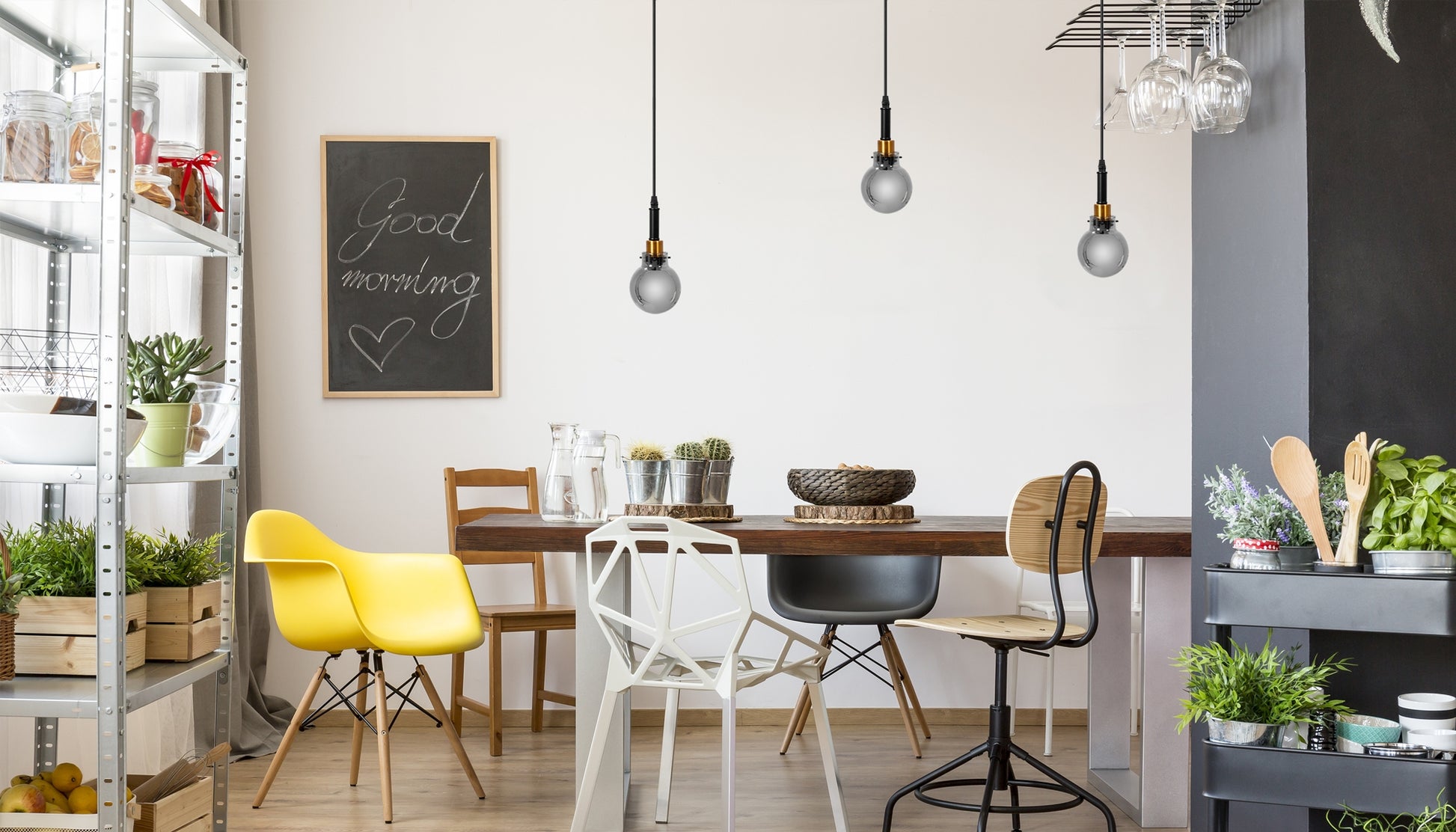 Lampa Wisząca APP1124-1CP Black Gold  7