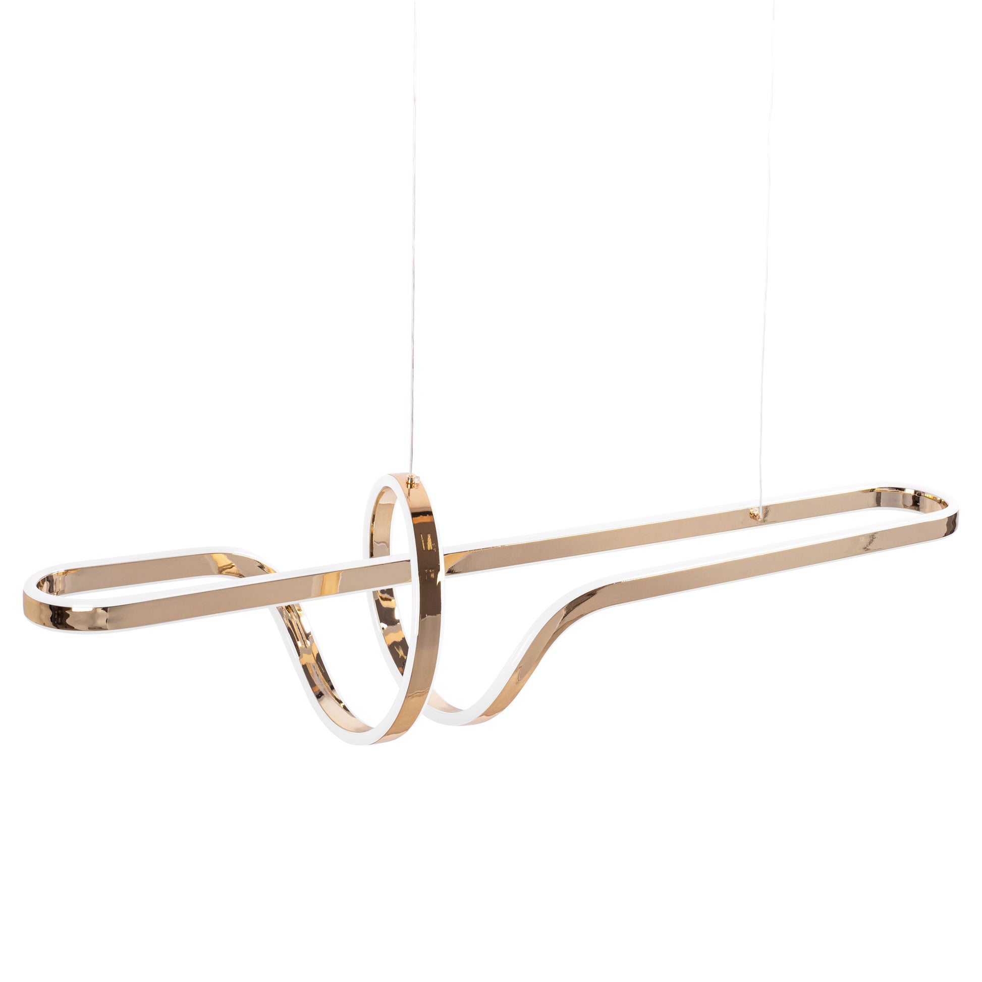 Lampa Wisząca Led G039-cp Złota  2