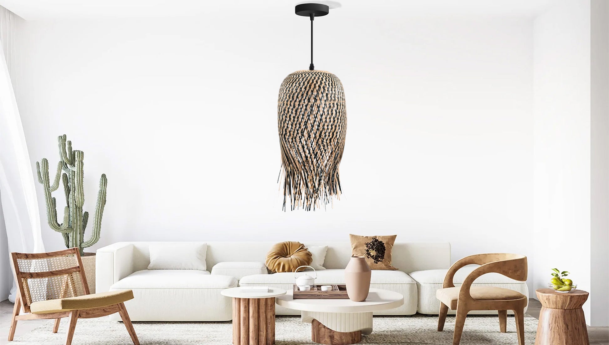 Lampa Sufitowa Wisząca Boho APP1327-1CP  7