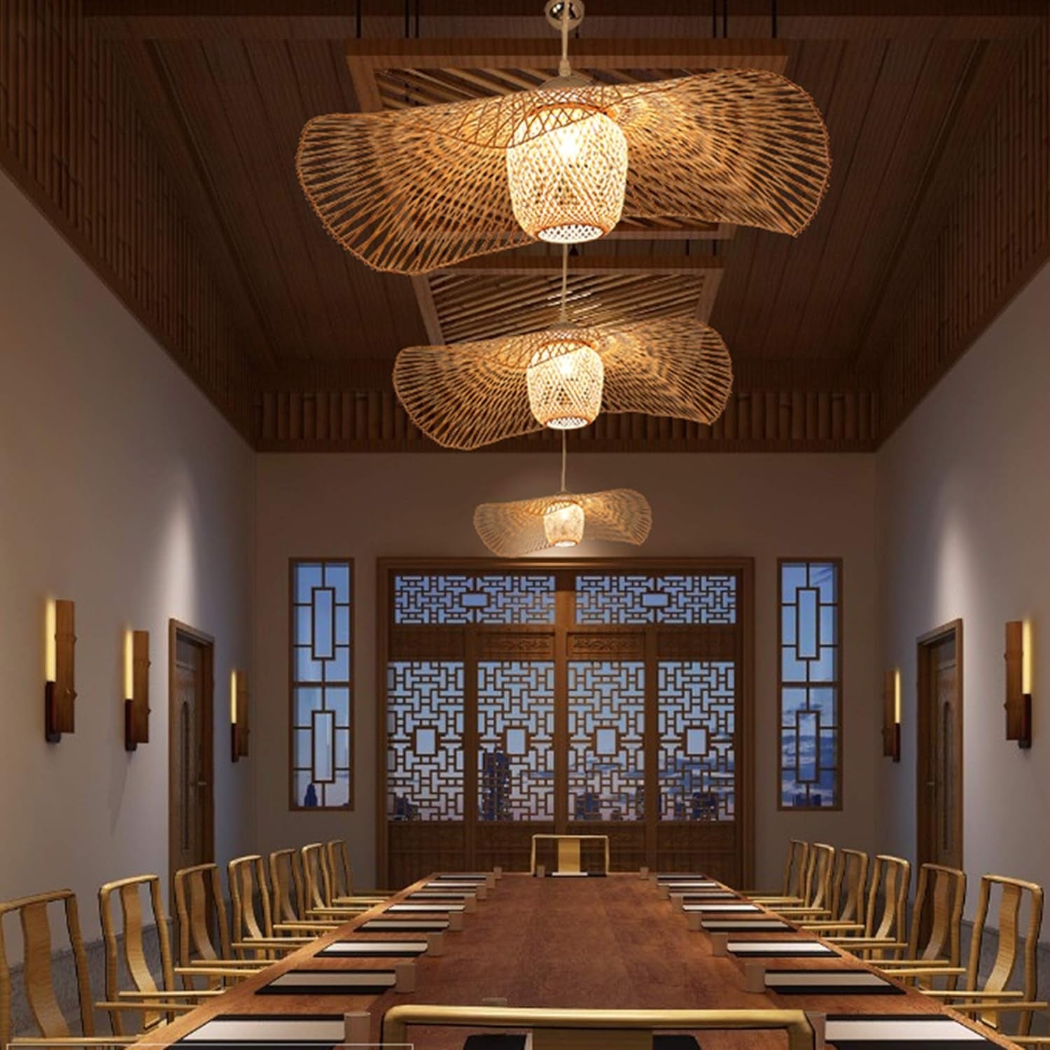 Lampa Sufitowa Wisząca Boho APP1548-1CP  4