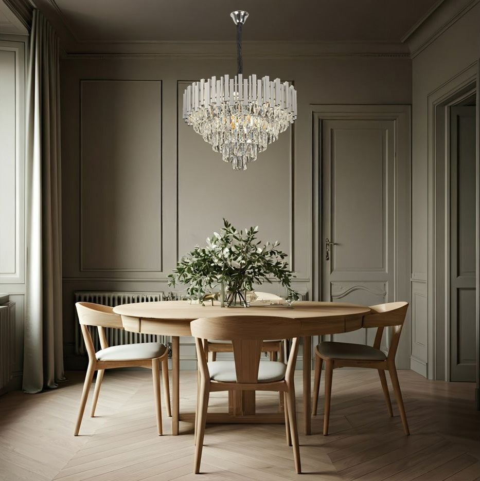 Lampa Wisząca Z Kryształami G051-cp 50cm Chrom  3