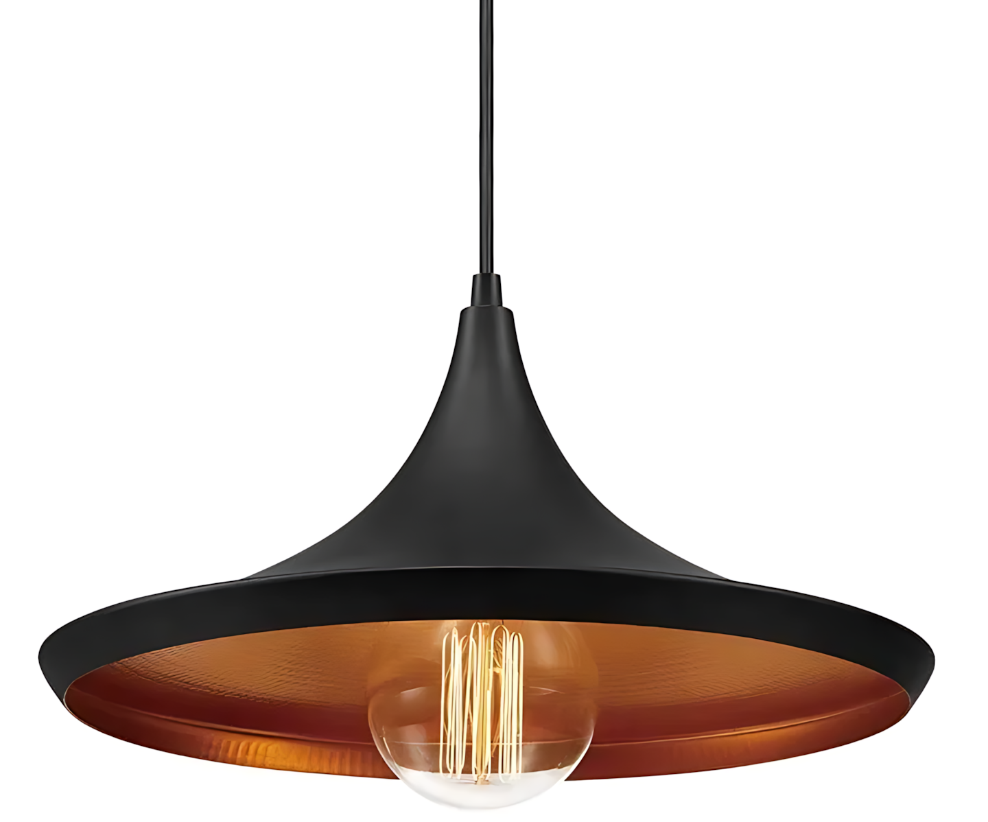 Lampa Sufitowa Wisząca Costa C Czarna  1