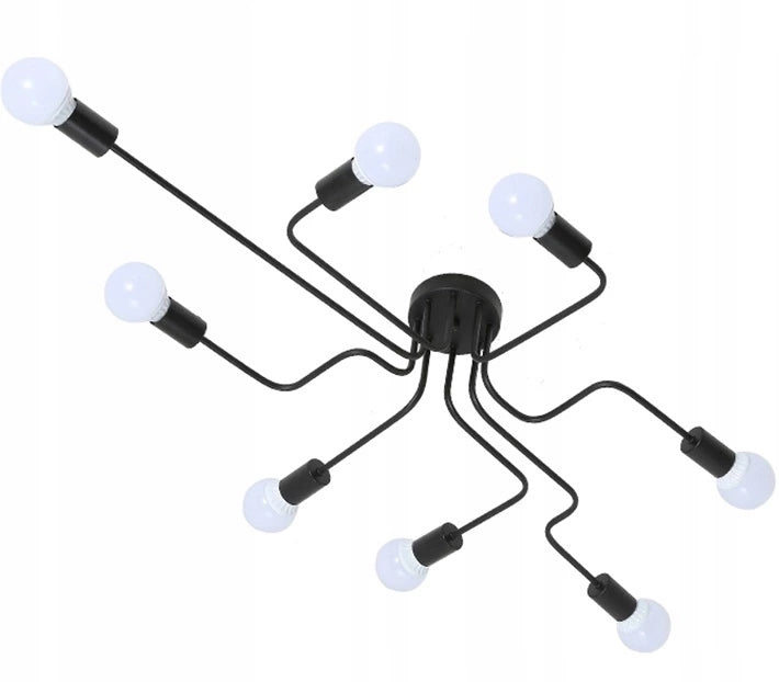 Lampa Sufitowa/ścienna Pająk Agaro 8  1