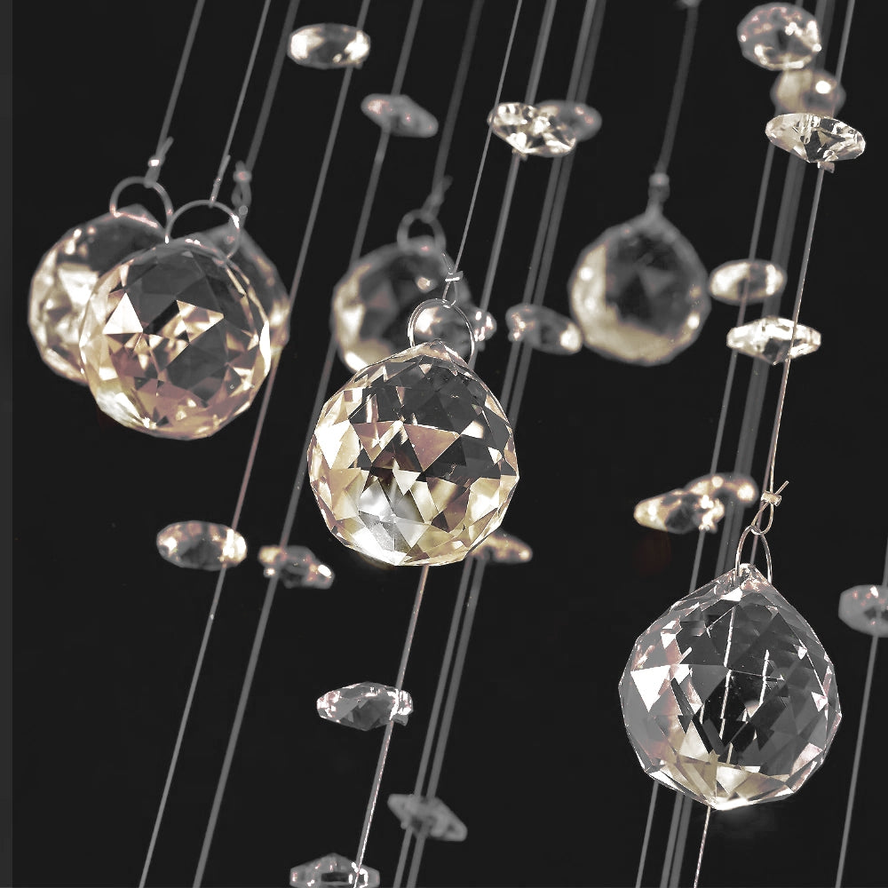 Lampa Kryształowa Plafon APP785-1C  5