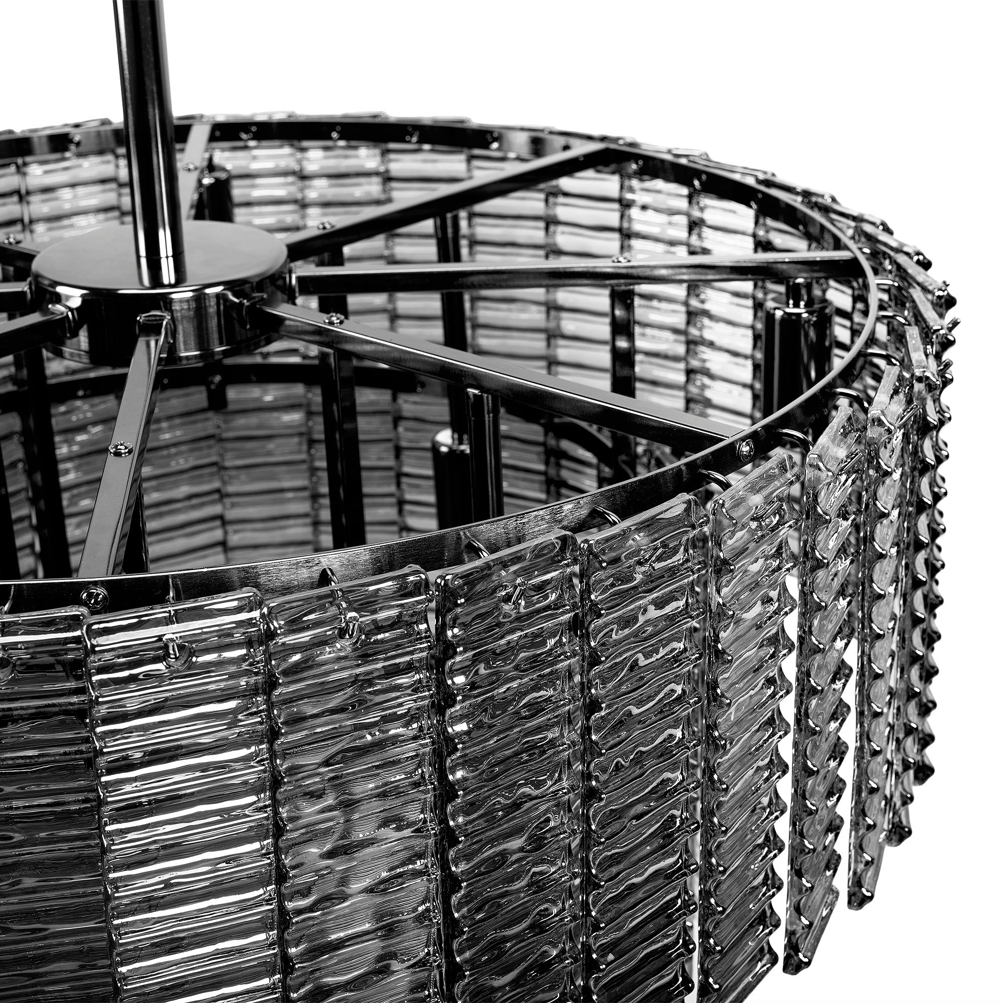 Lampa Sufitowa Wisząca APP1678-8CP Szara  8