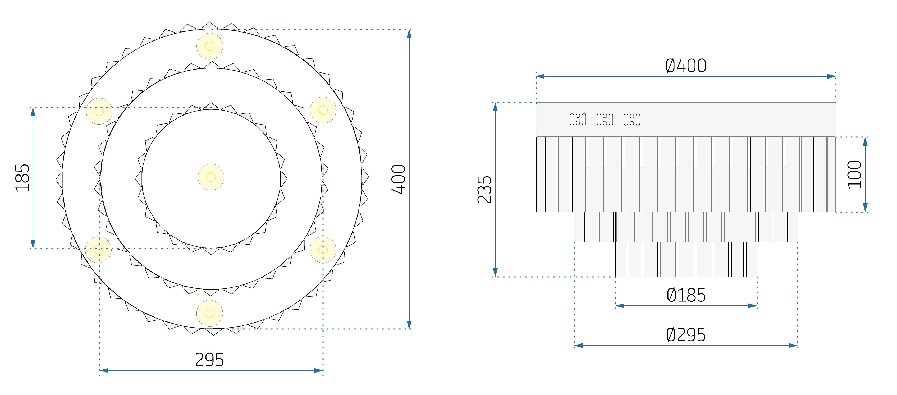 Lampa Kryształowa Plafon APP780-7C  10