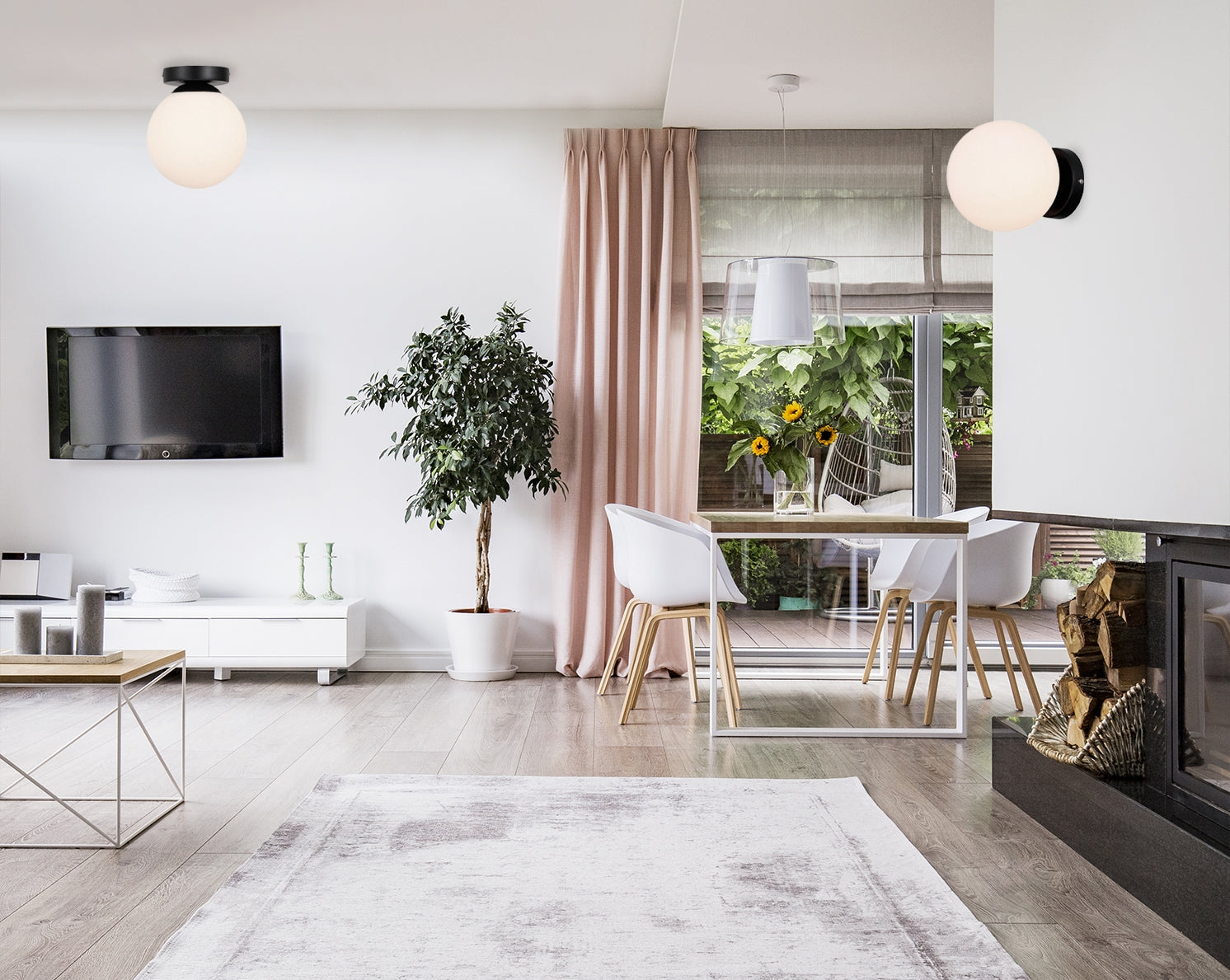 Lampa Sufitowa APP1155-1C Czarny  5