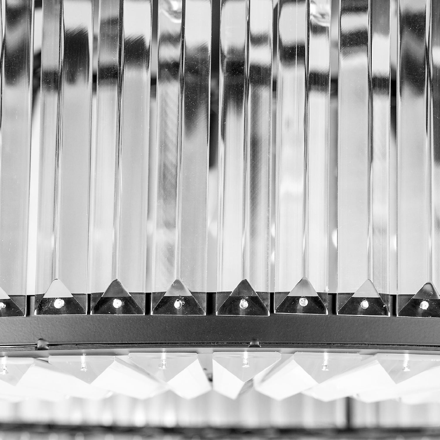 Lampa Kryształowa Wisząca APP1651-6CP Black  4