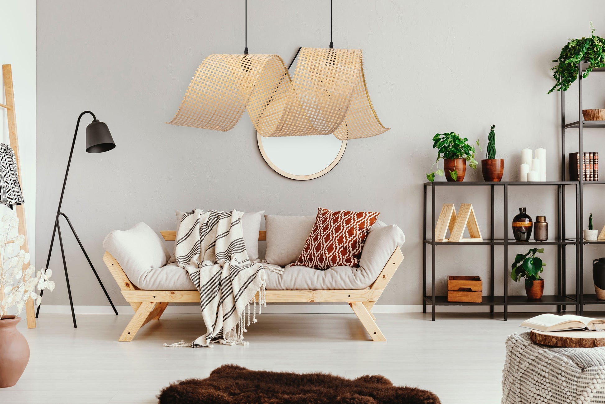 Lampa Sufitowa Wisząca Boho APP1644-1CP  4