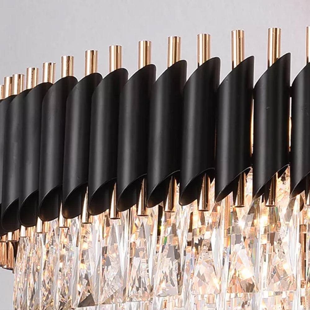 Lampa Wisząca Z Kryształami App1058-cp  4