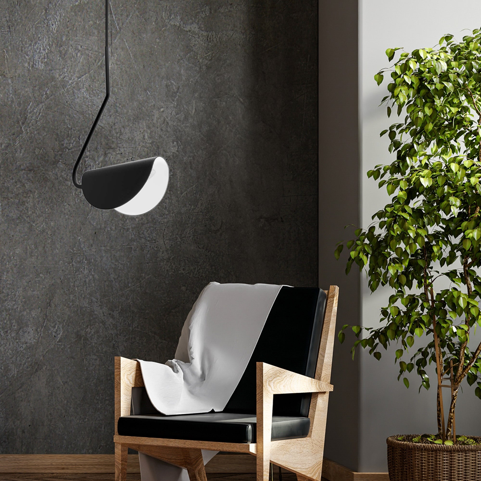 Lampa Sufitowa Wisząca APP1263-1CP Black  2