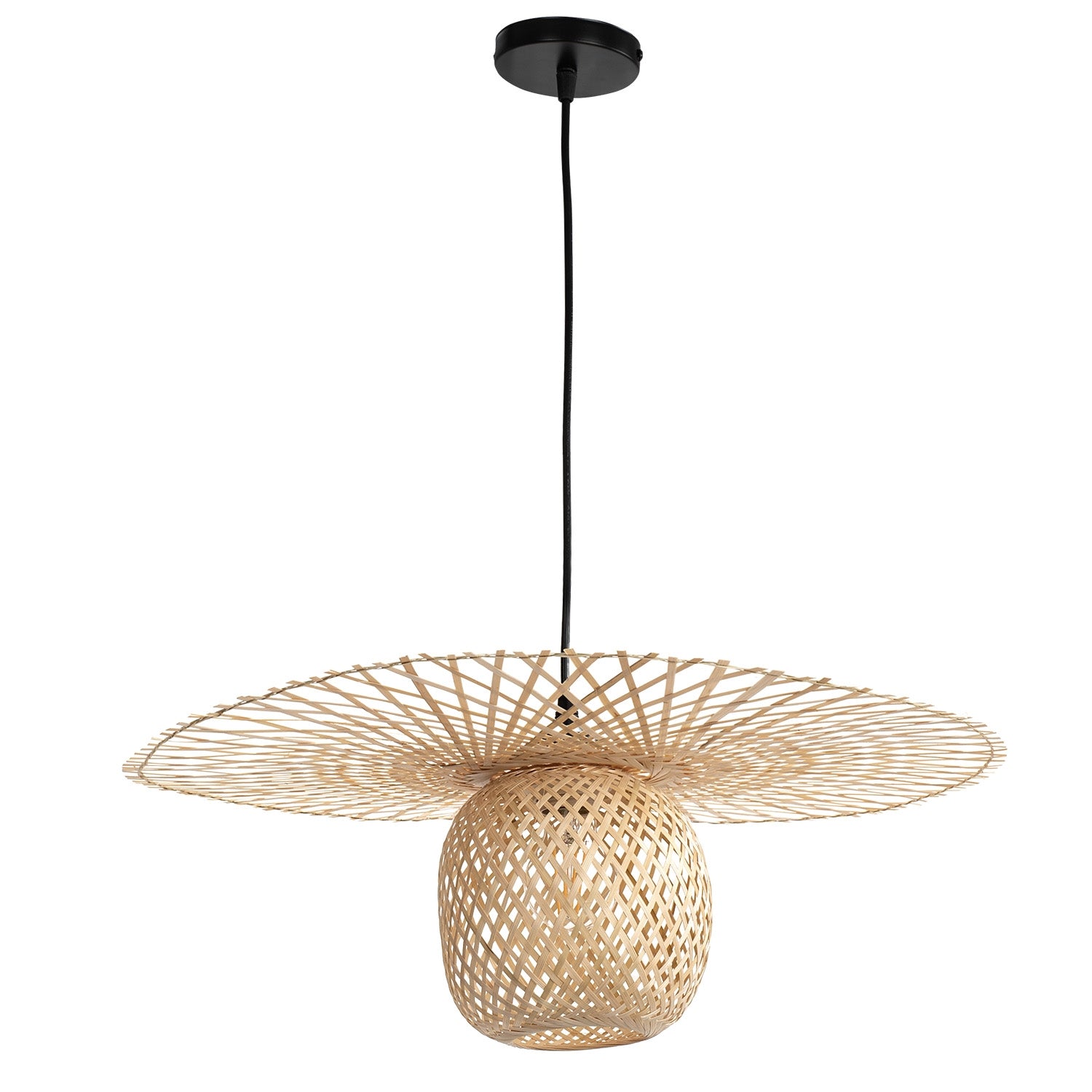 Lampa Sufitowa Wisząca Boho Natural APP881-1CP  2