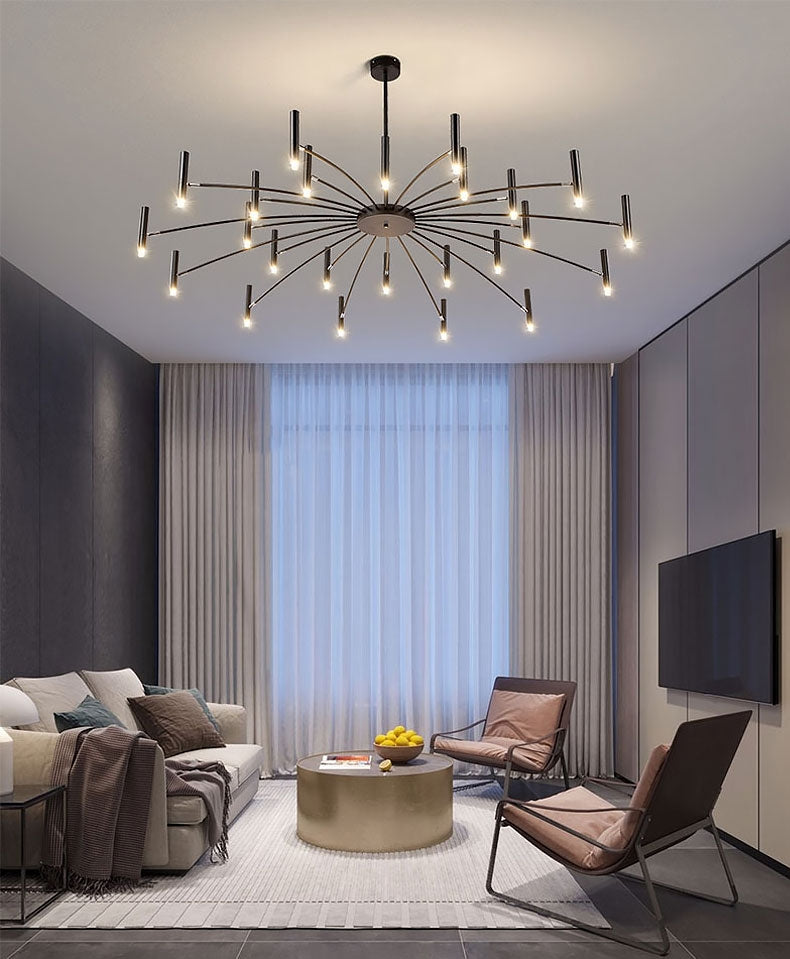 Lampa Sufitowa APP1196-15CP Czarna  7