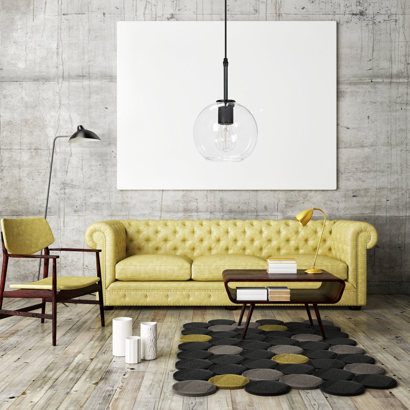 Lampa Wisząca APP1176-1CP  2