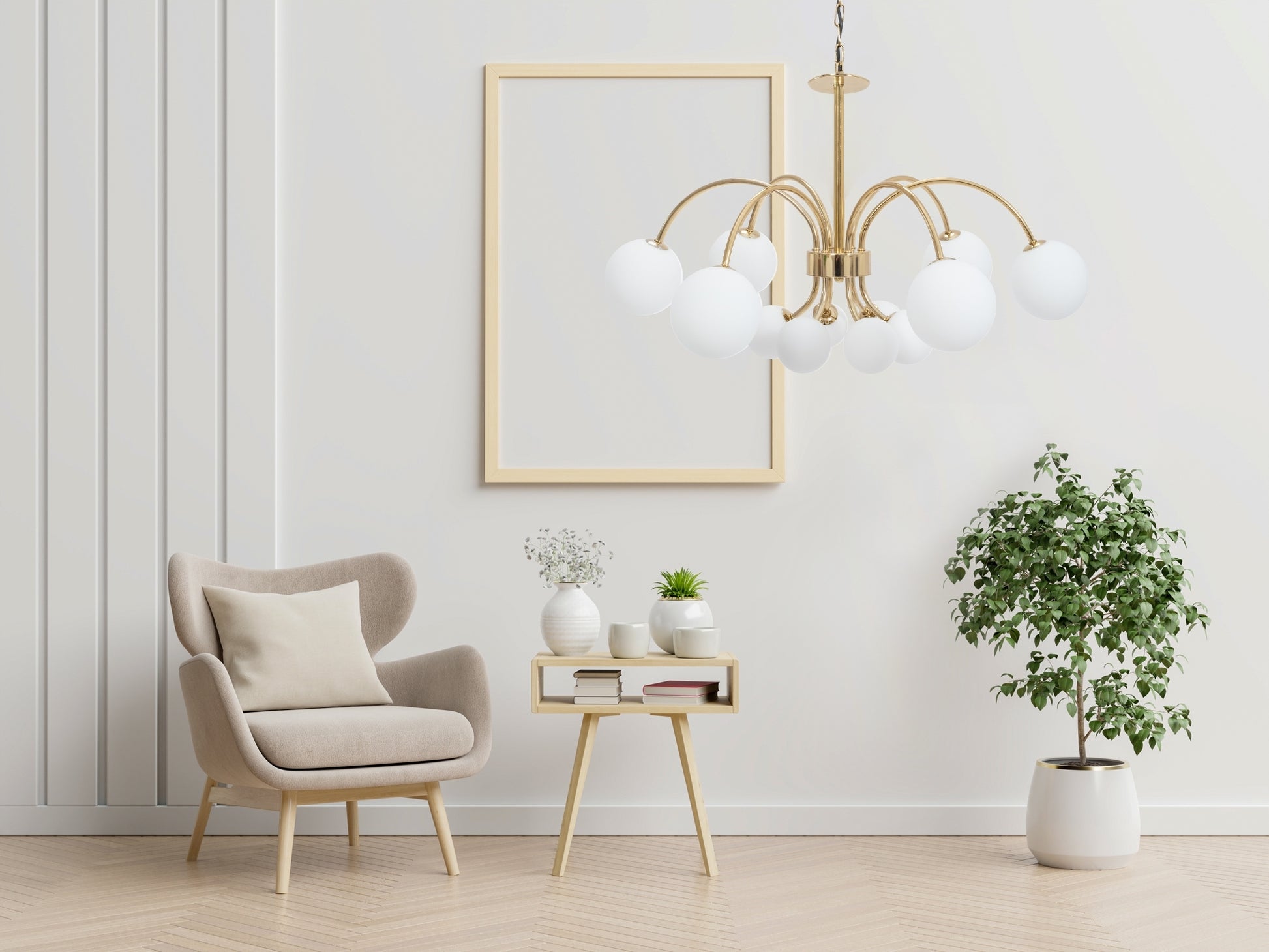 Lampa Sufitowa Glamour APP962-12CP Złota  4