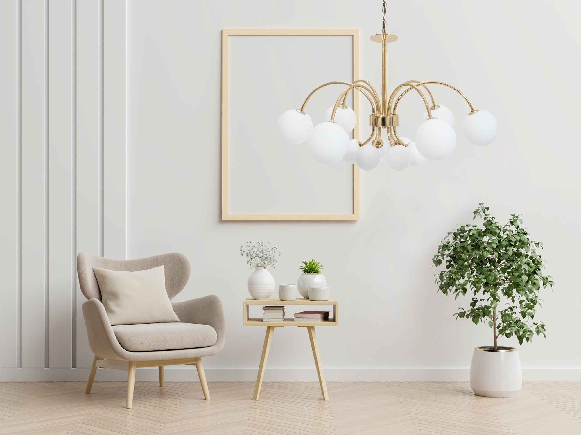 Lampa Sufitowa Glamour APP962-12CP Złota  4