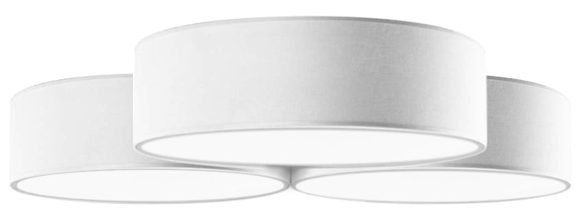 Lampa Plafon App879-c Triple 3x40cm Biała  2