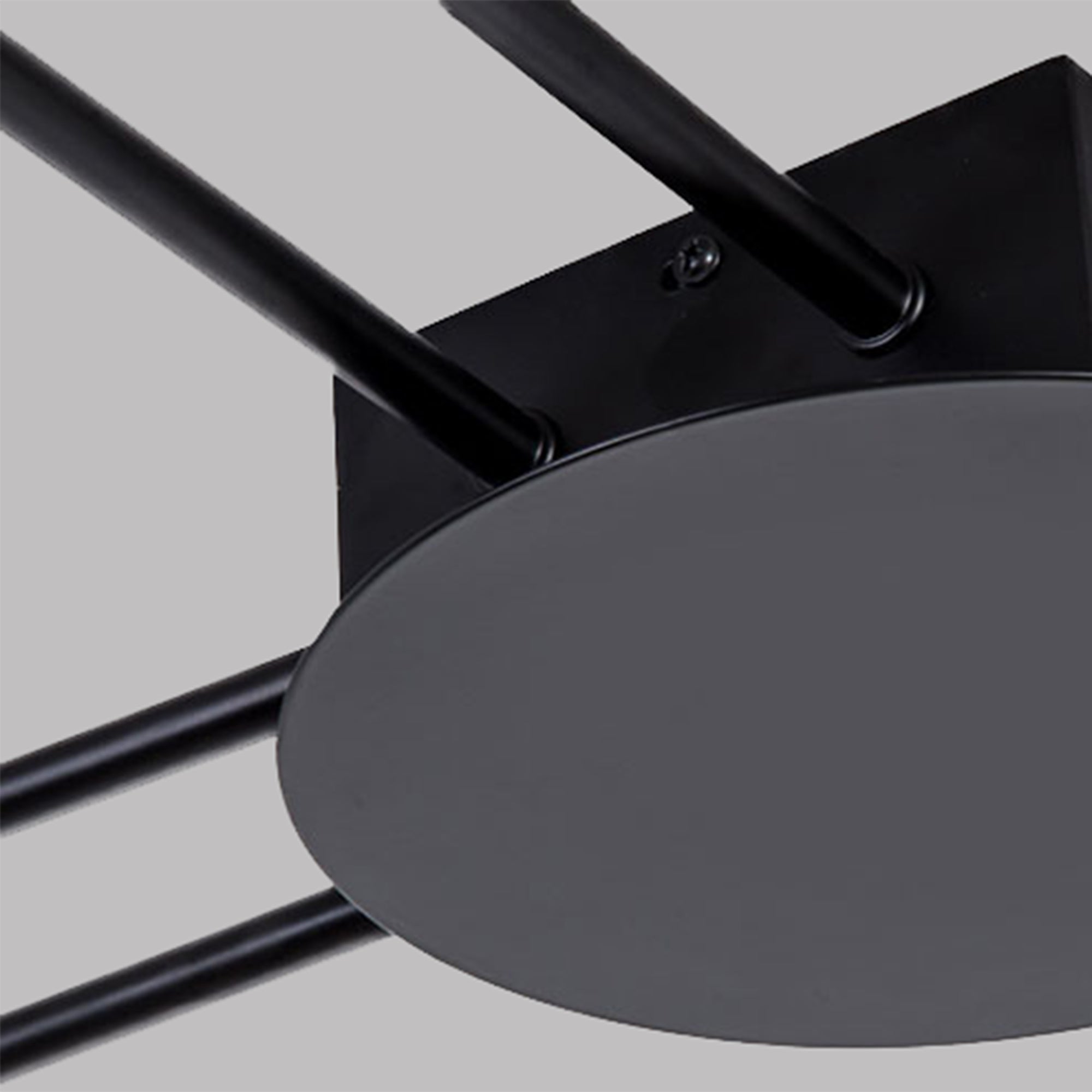 Lampa Sufitowa Nowoczesna 6-ramienna Led APP521-6C Czarna  2