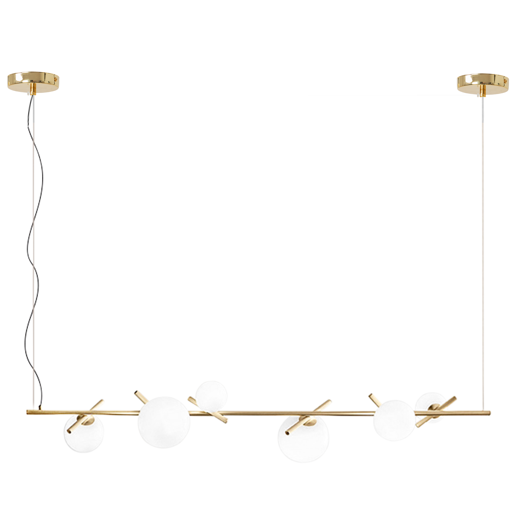 Lampa Sufitowa Wisząca Gold APP1664-6CP  1