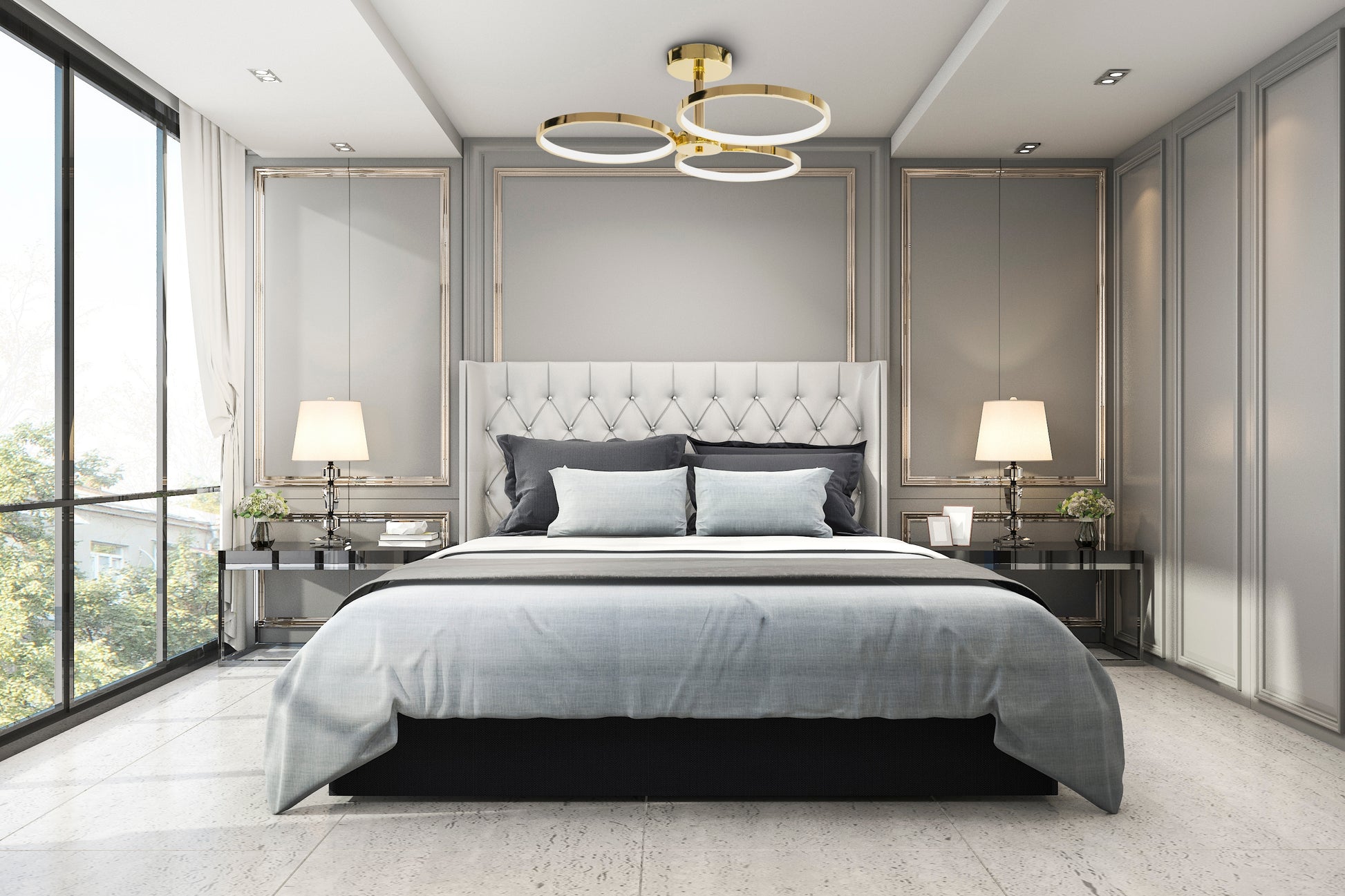 Lampa Sufitowa Wisząca Led App993-c Złota + Pilot  4