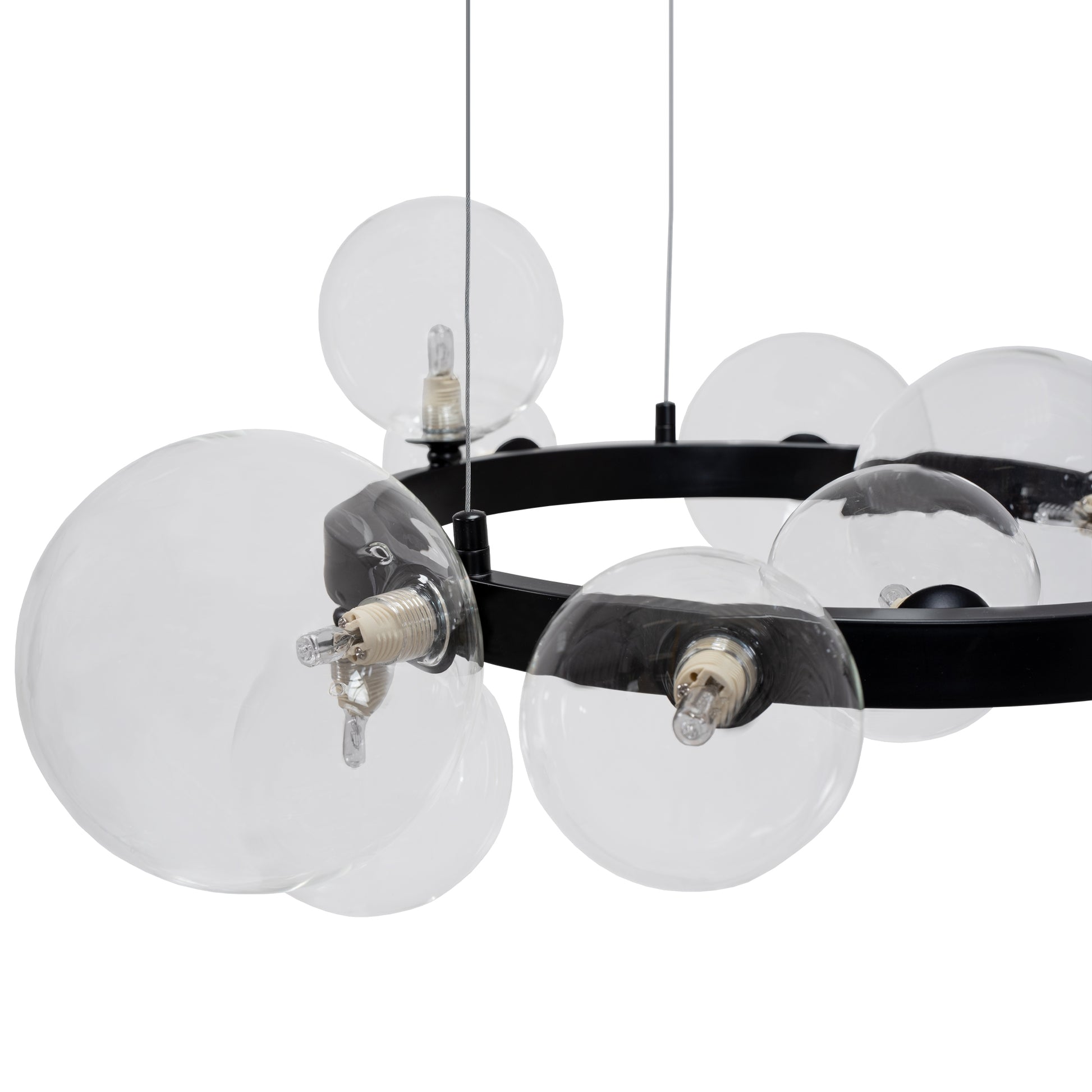 Lampa Wisząca APP1159-10CP Czarna  4