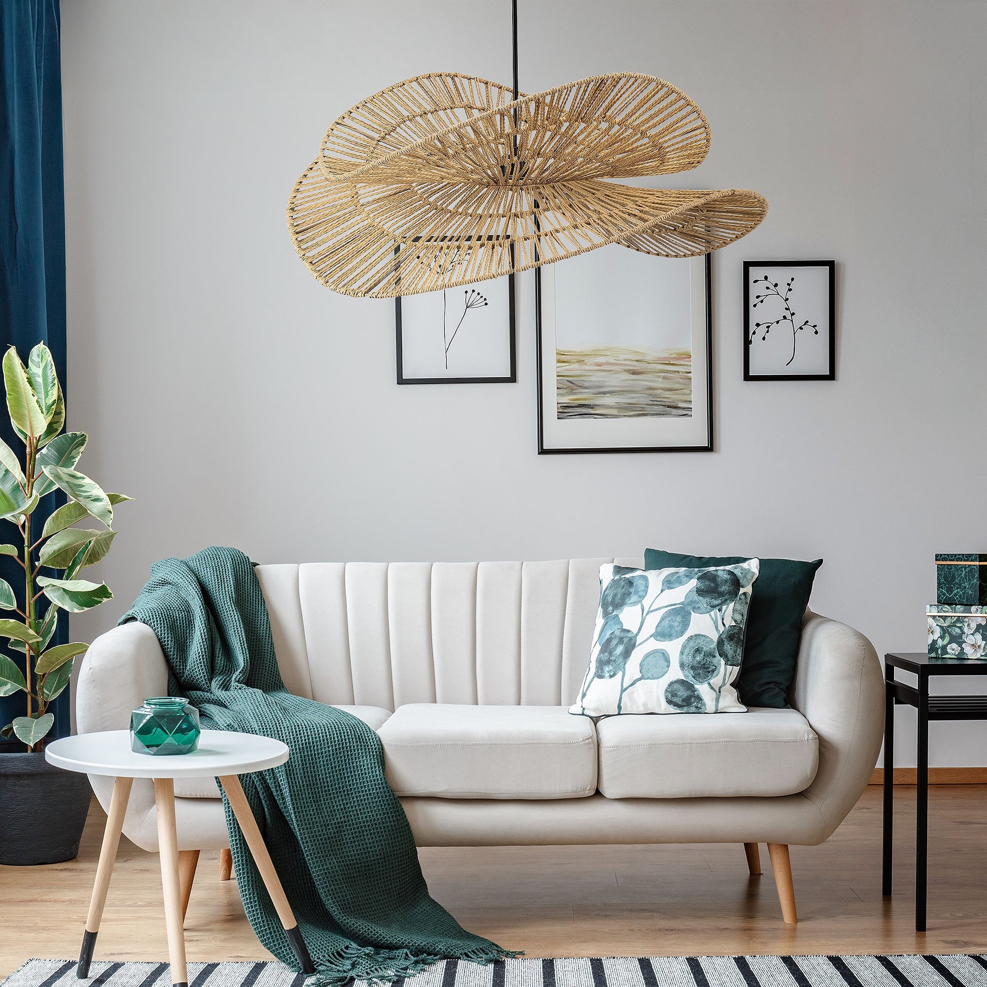 Lampa Sufitowa Wisząca Boho APP1737-1CP 50cm  2