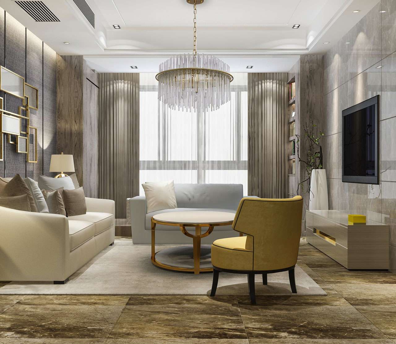 Lampa Kryształowa Wisząca APP1653-6CP  2