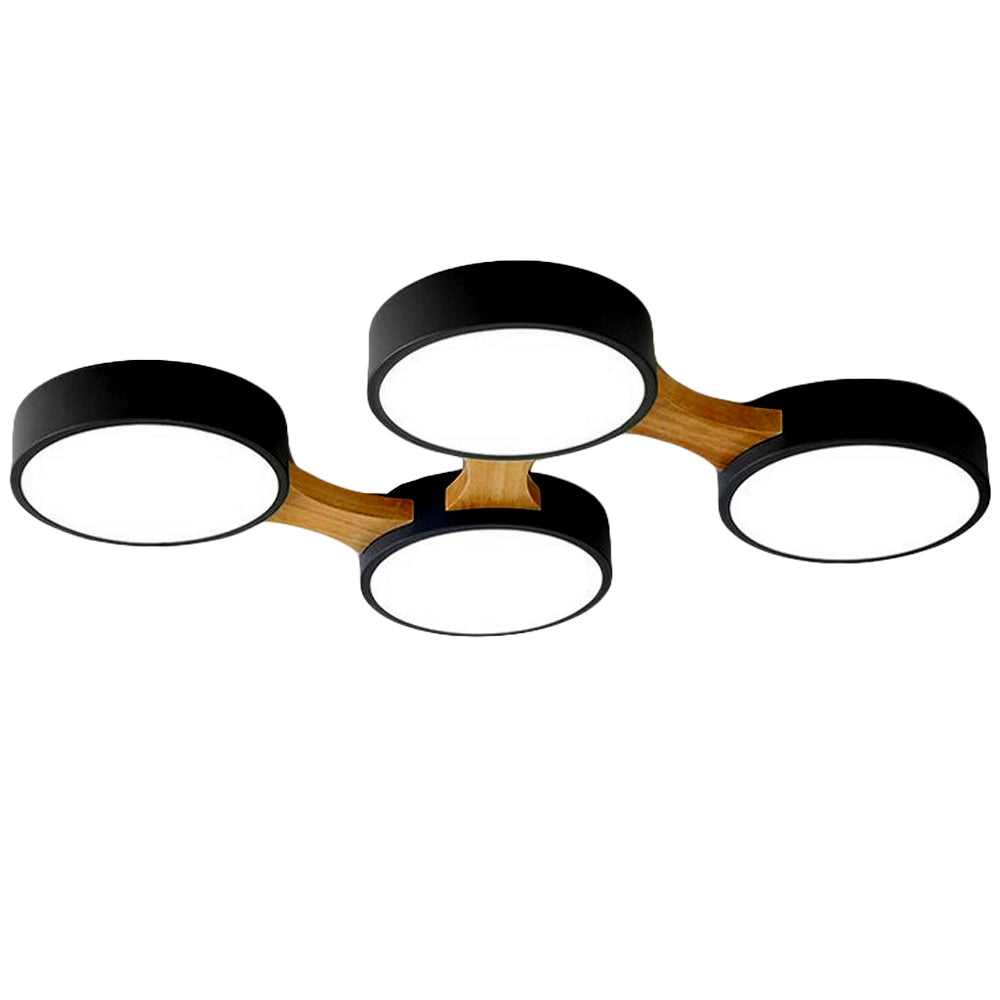 Lampa Sufitowa APP527-4C Czarna  2