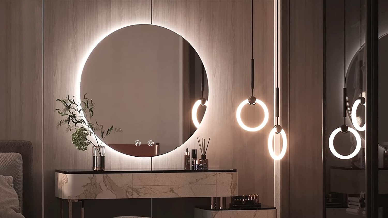 Lustro Ścienne Led 70cm Hzj070  8