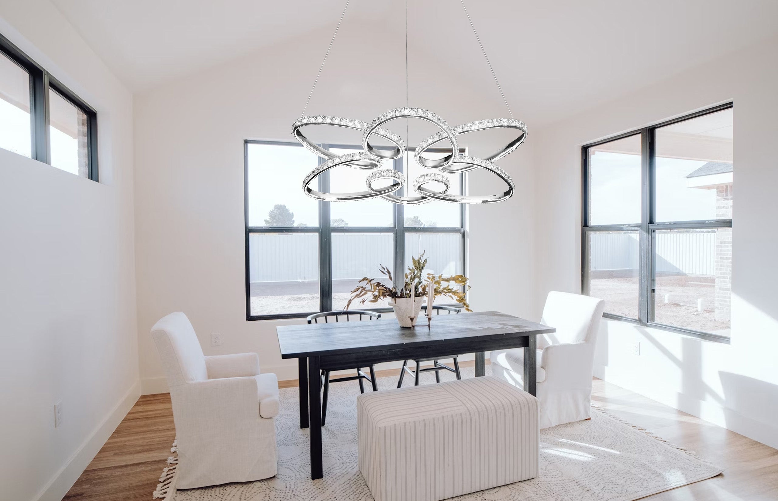 Lampa Wisząca Led G002-cp Chrom  5