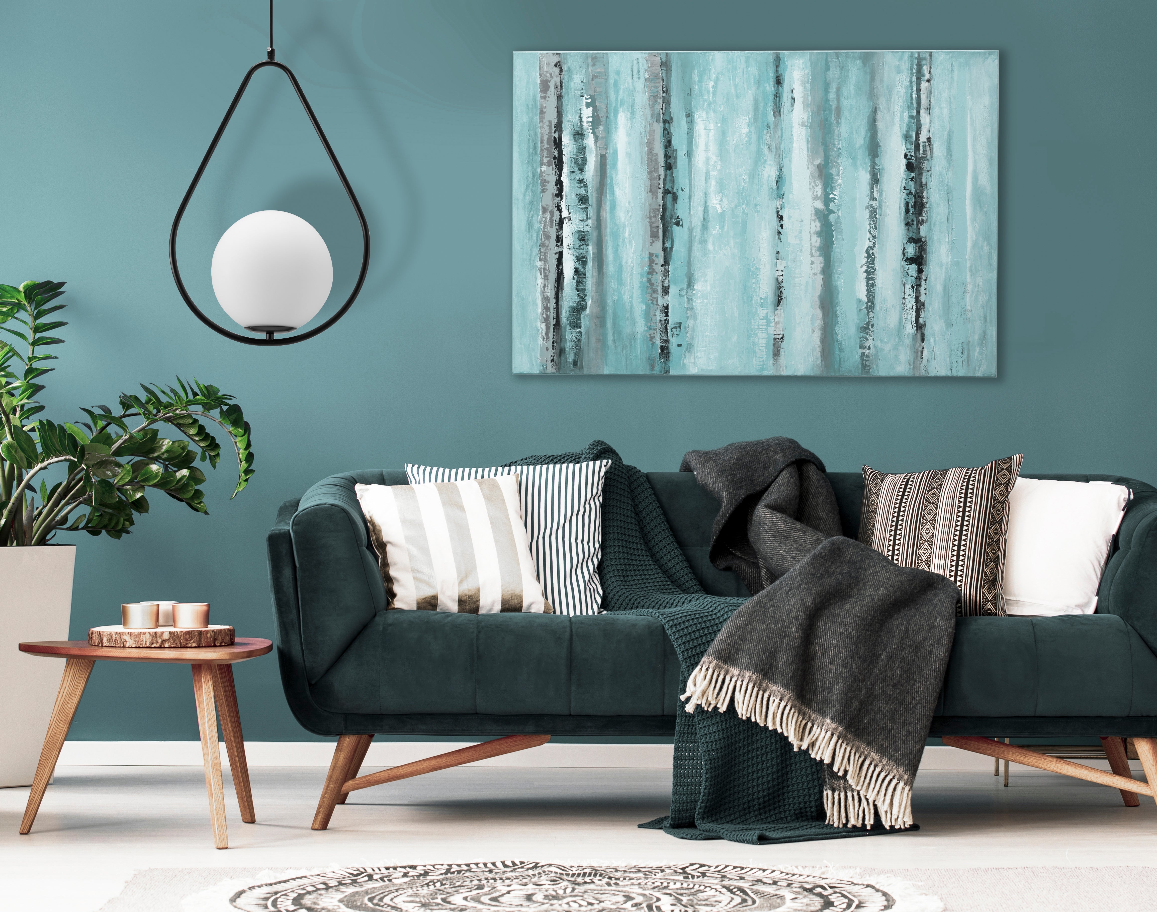 Lampa Sufitowa Nowoczesna Loft APP938-1CP Czarna  2